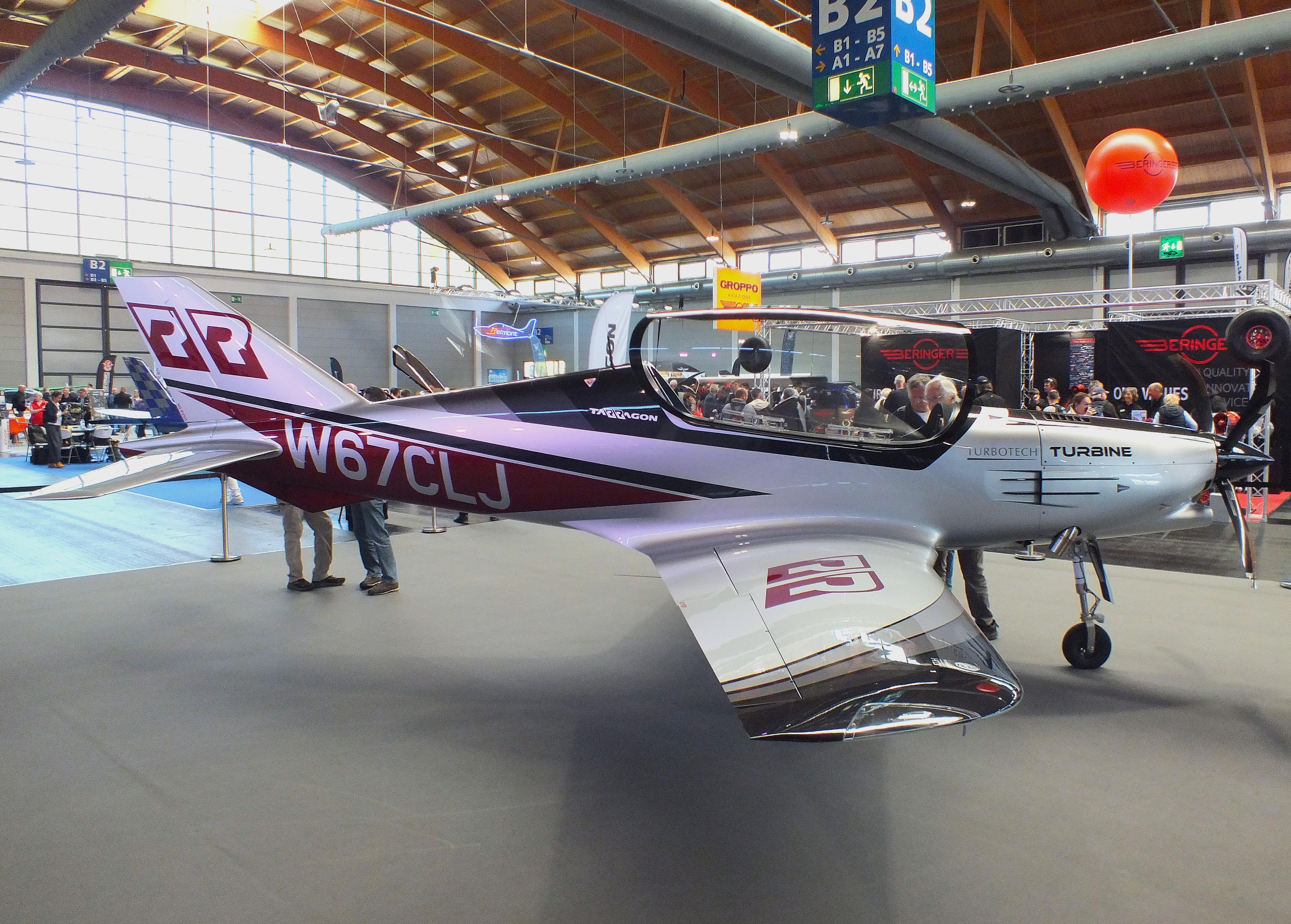 W67CLJ @ EDNY - Pelegrin Tarragon Turbine prototype at the AERO 2026, Friedrichshafen - by iwarnecke