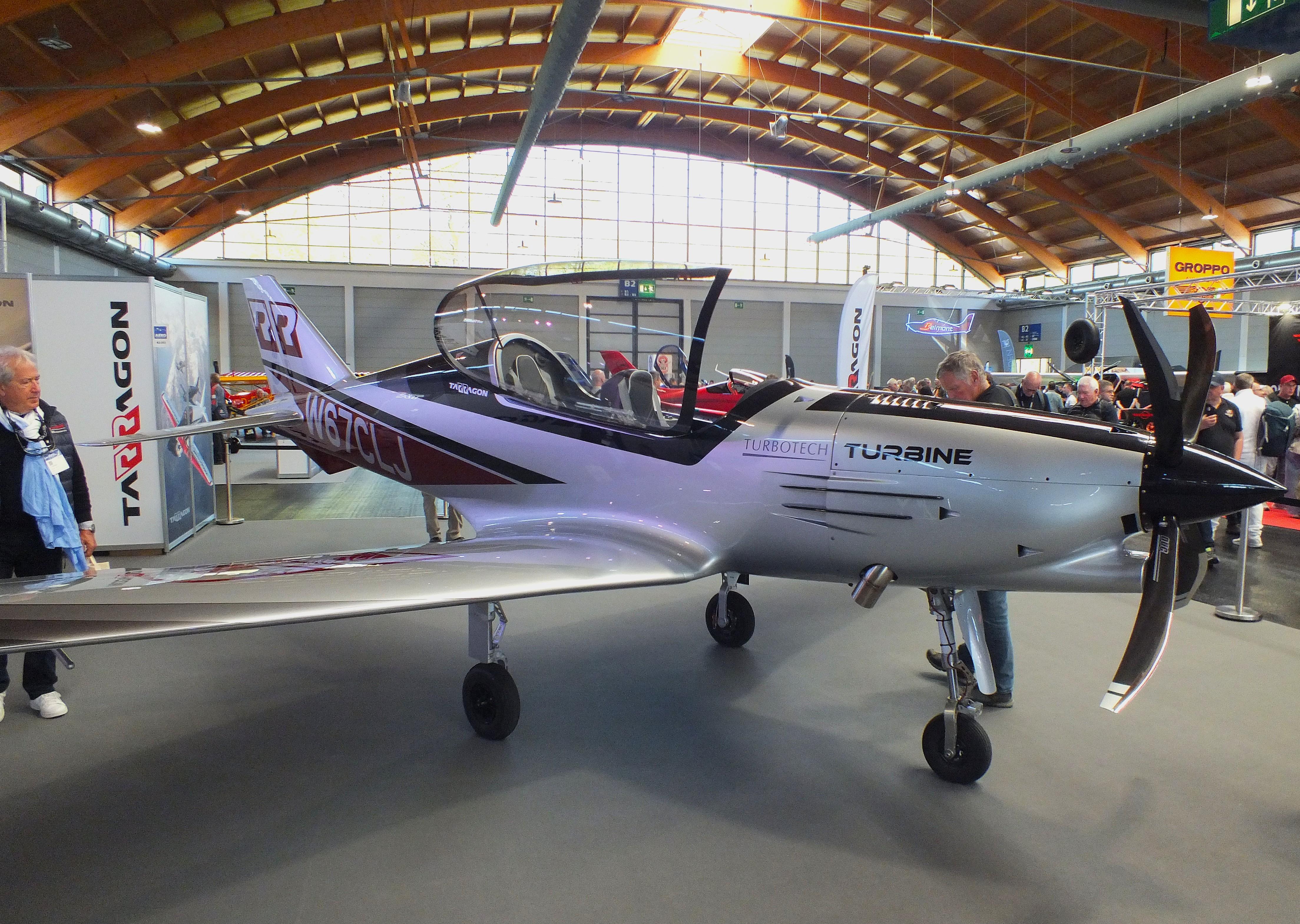 W67CLJ @ EDNY - Pelegrin Tarragon Turbine prototype at the AERO 2026, Friedrichshafen - by iwarnecke