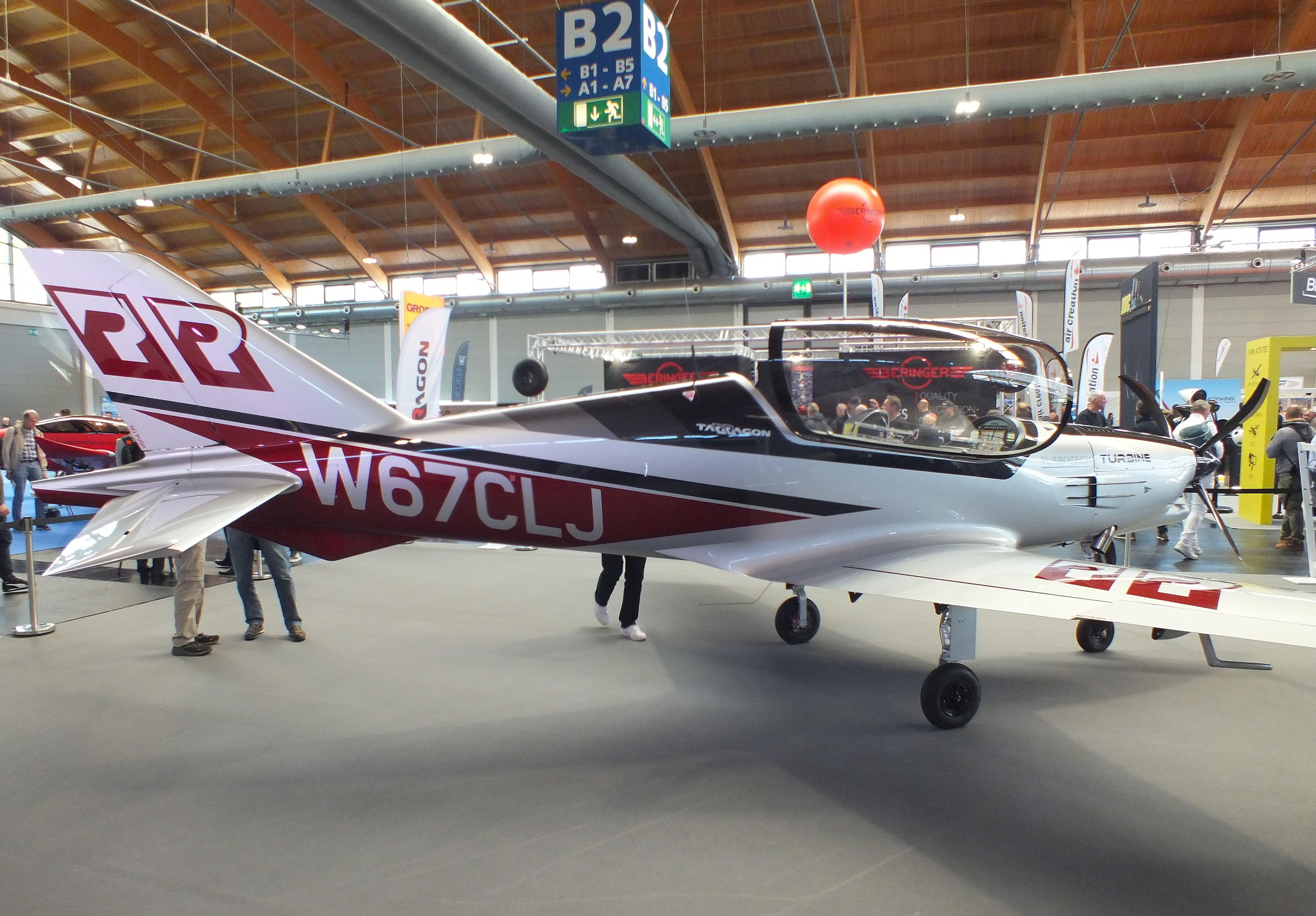 W67CLJ @ EDNY - Pelegrin Tarragon Turbine prototype at the AERO 2026, Friedrichshafen - by iwarnecke