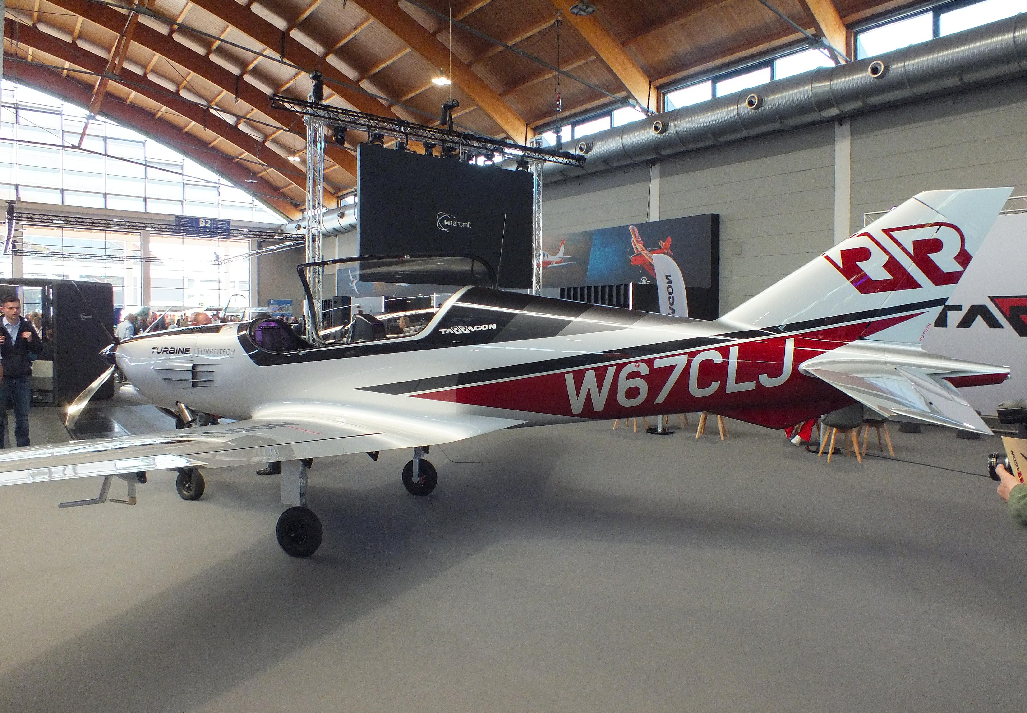 W67CLJ @ EDNY - Pelegrin Tarragon Turbine prototype at the AERO 2026, Friedrichshafen - by iwarnecke