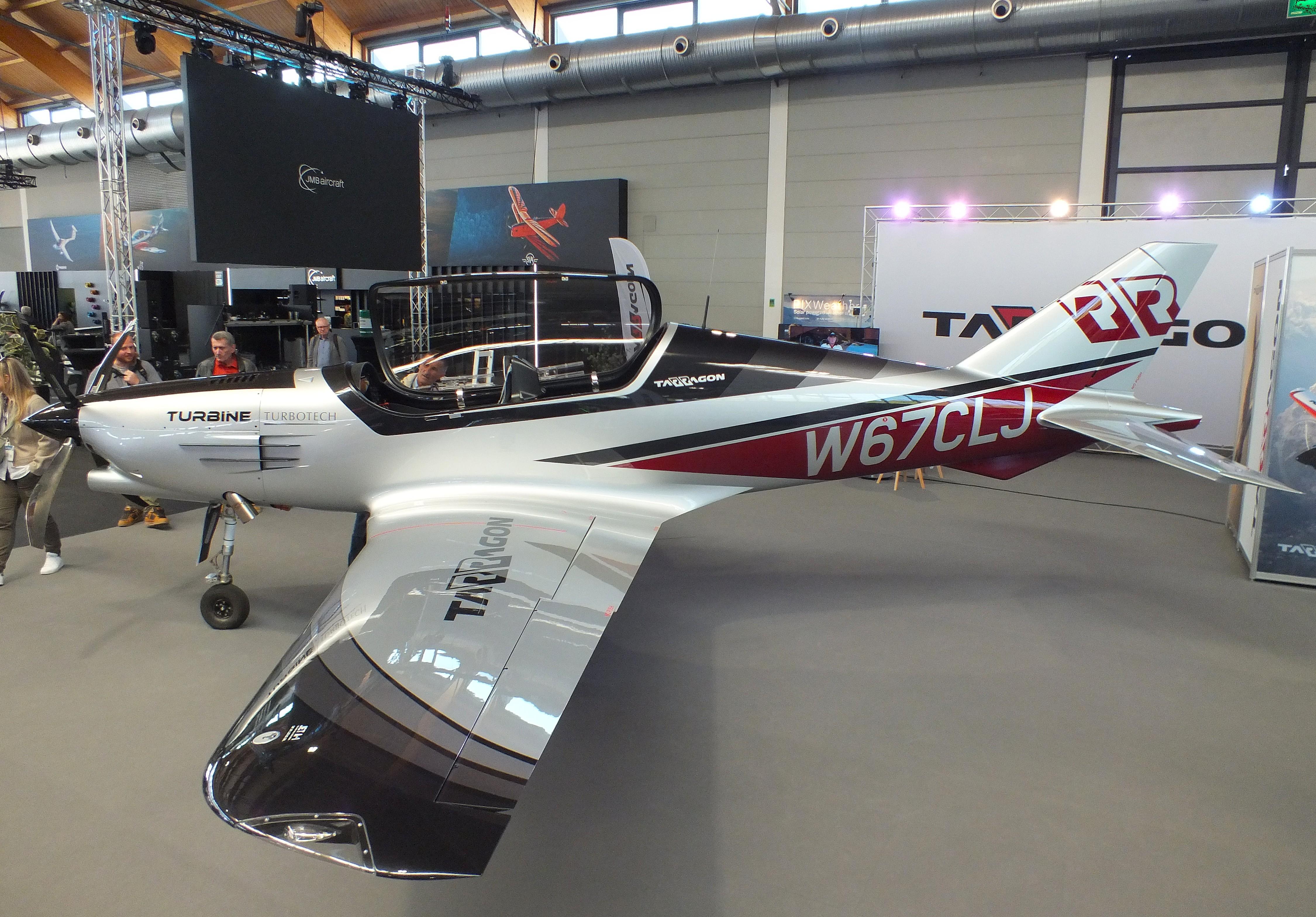 W67CLJ @ EDNY - Pelegrin Tarragon Turbine prototype at the AERO 2026, Friedrichshafen - by iwarnecke