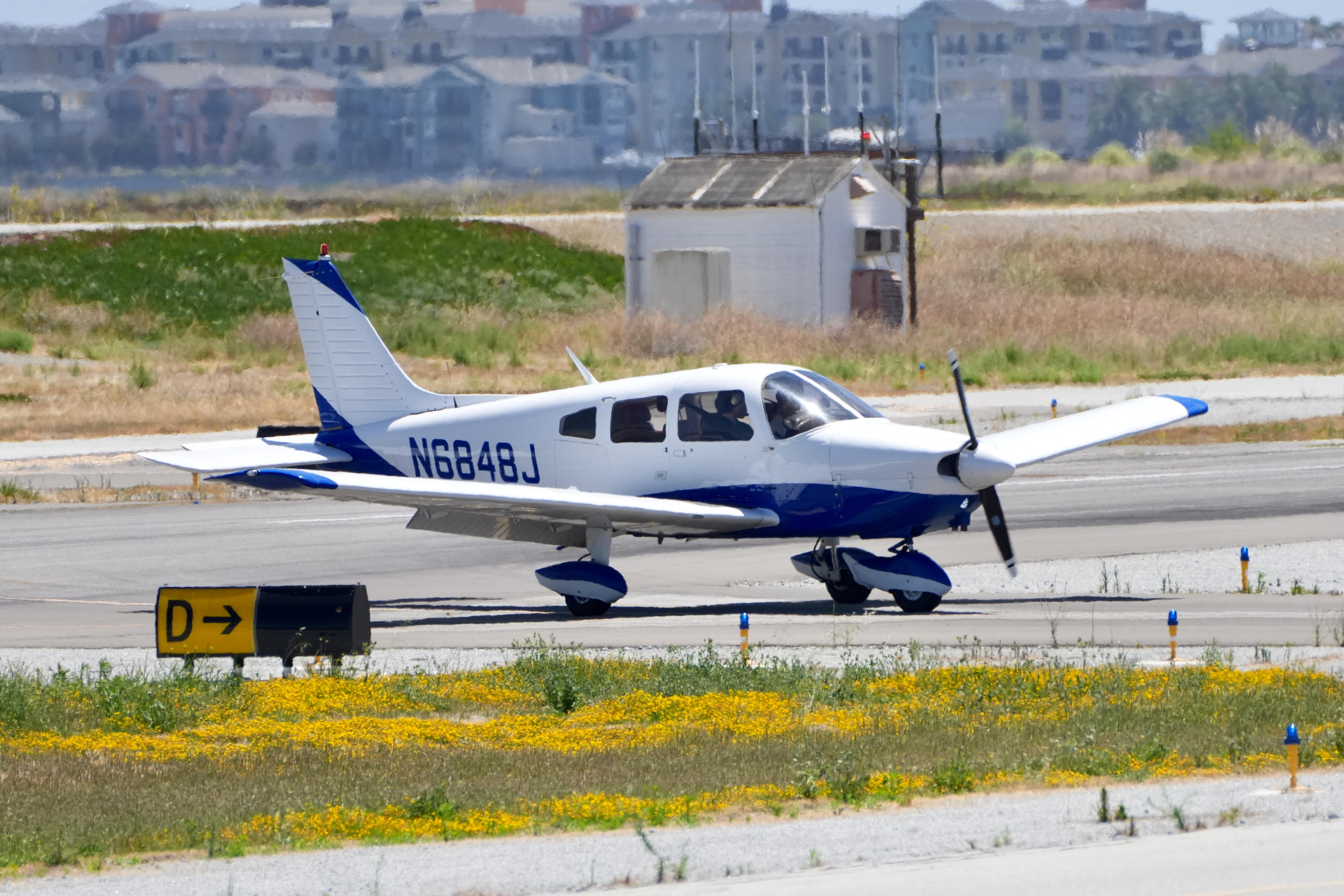 N6848J @ KSQL - San Carlos airport in Califonia 2026 - by ClaytonEddy