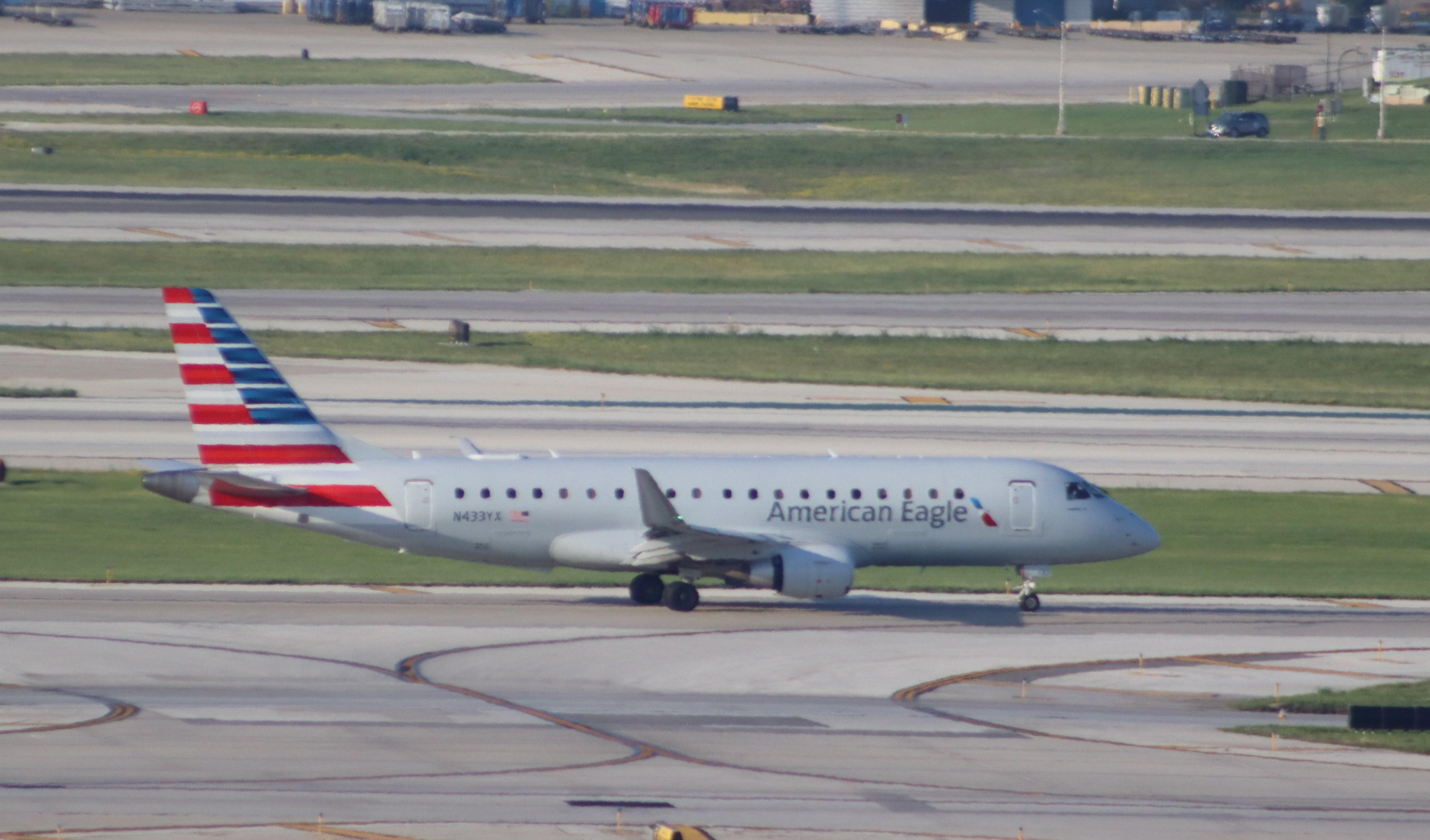 Aircraft N433YX, ERJ-170-200LR, at KORD, photo by MarkPasqualino