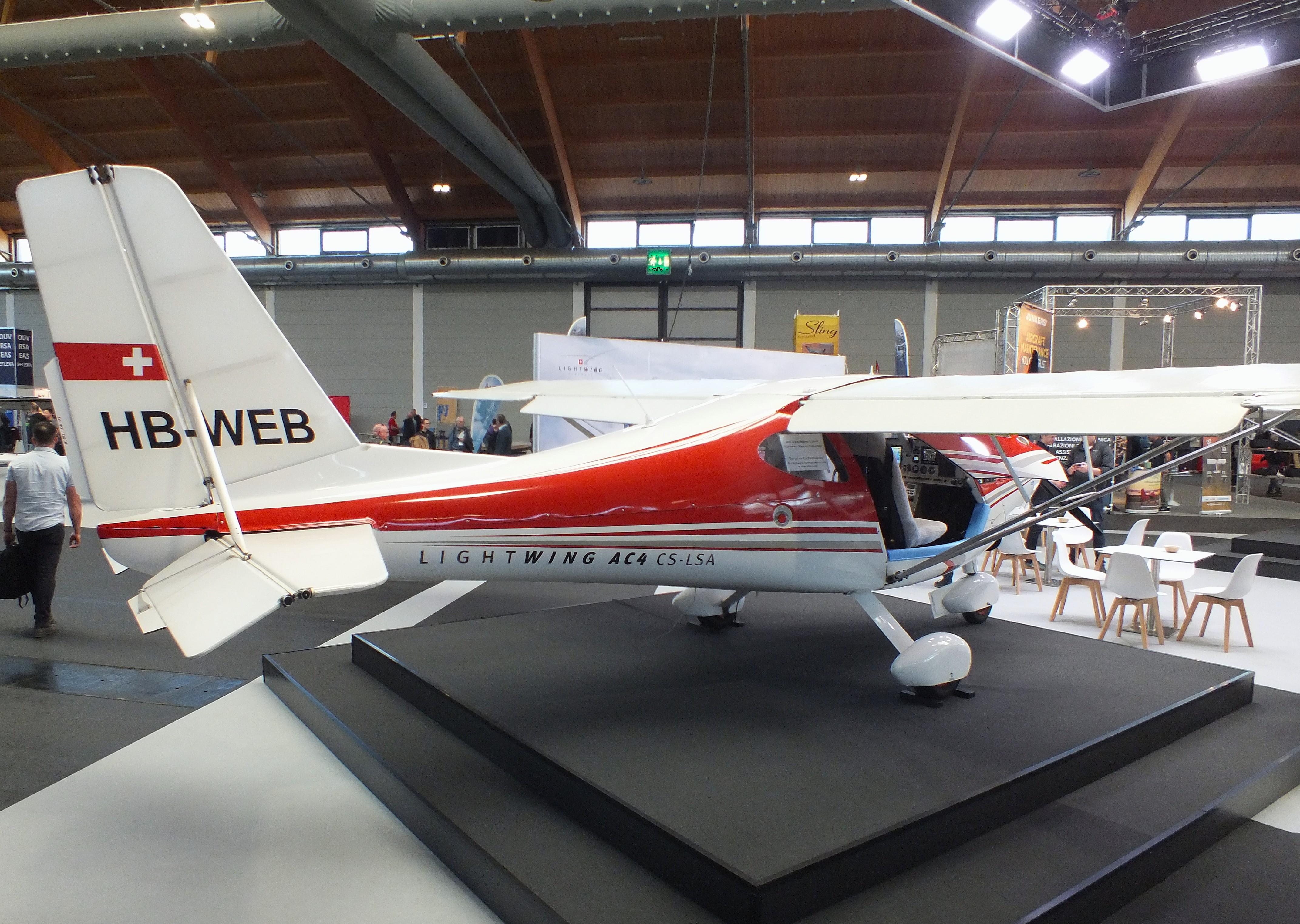 HB-WEB @ EDNY - Lightwing AC4 CS LSA at the AERO 2026, Friedrichshafen - by iwarnecke