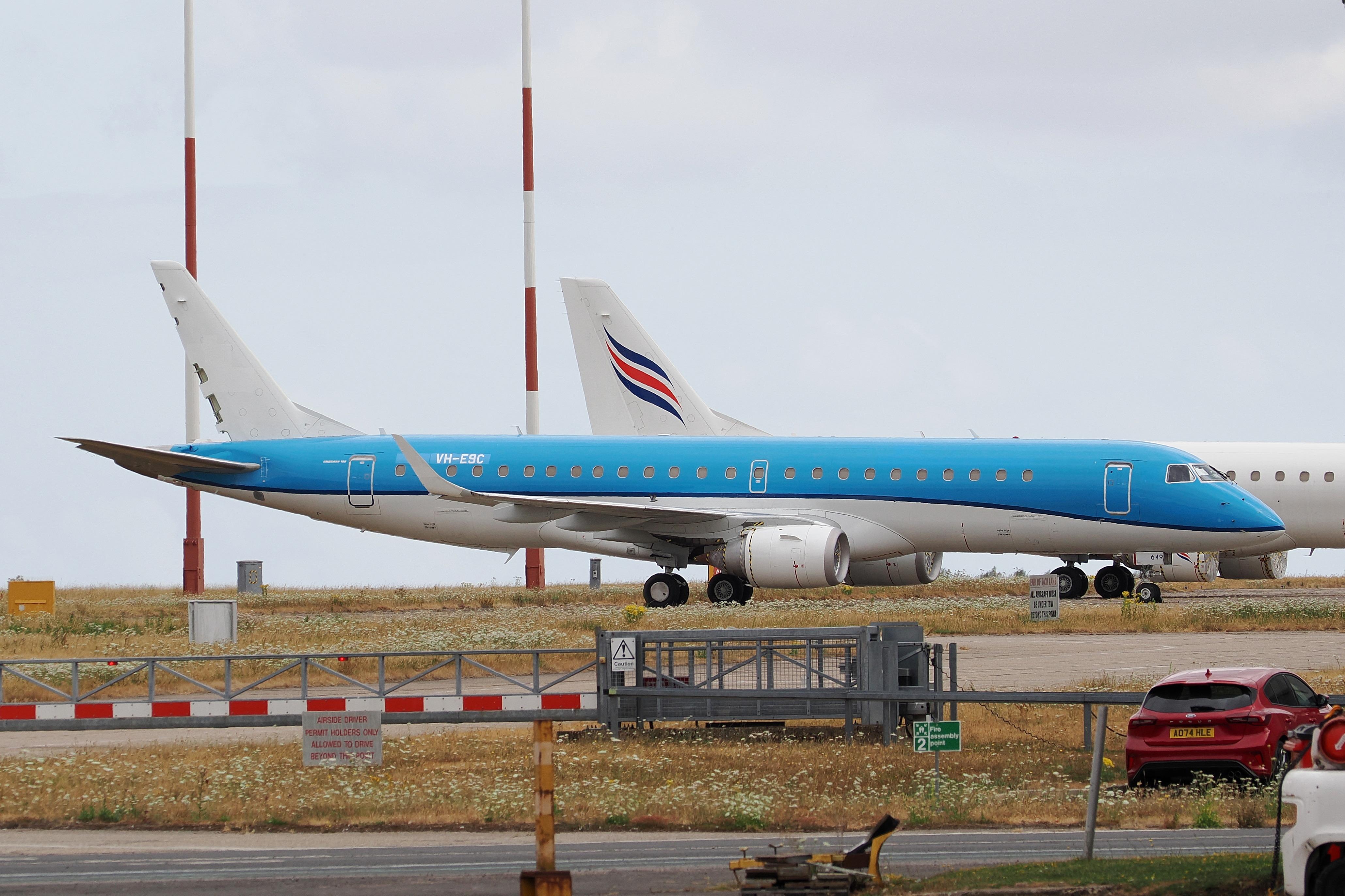 VH-E9C @ EGSH - Parked at Norwich. - by Graham Reeve