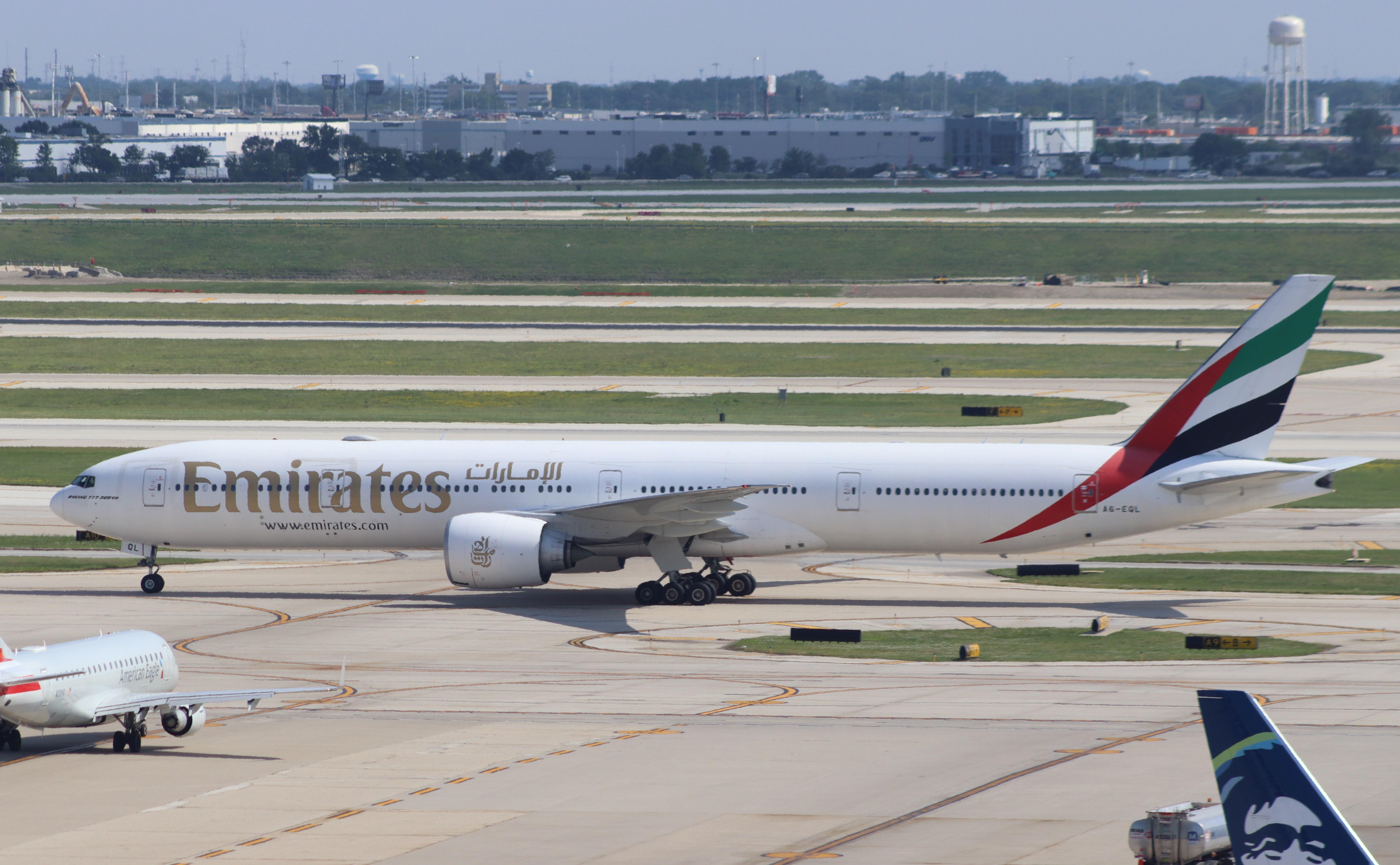 A6-EQL @ KORD - Boeing 777-31H/ER - by MarkPasqualino