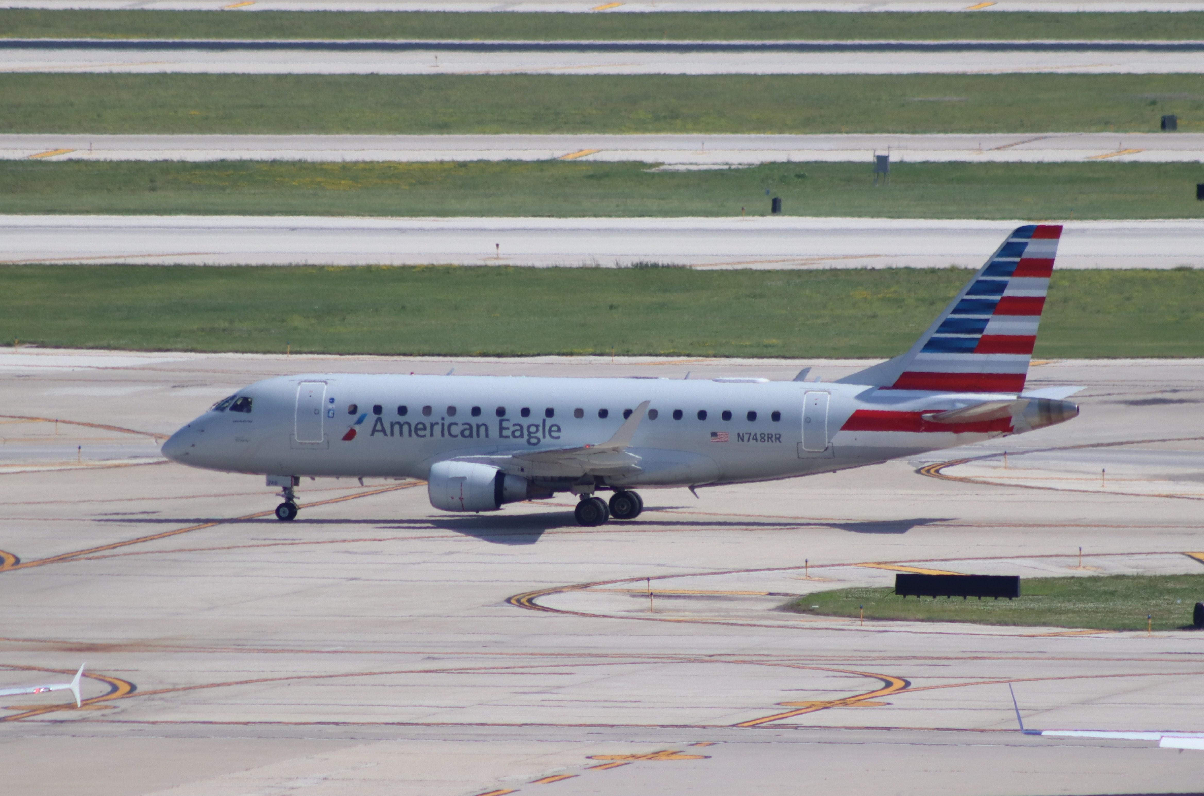 Aircraft N748RR, ERJ-170-100SE, at KORD, photo by MarkPasqualino