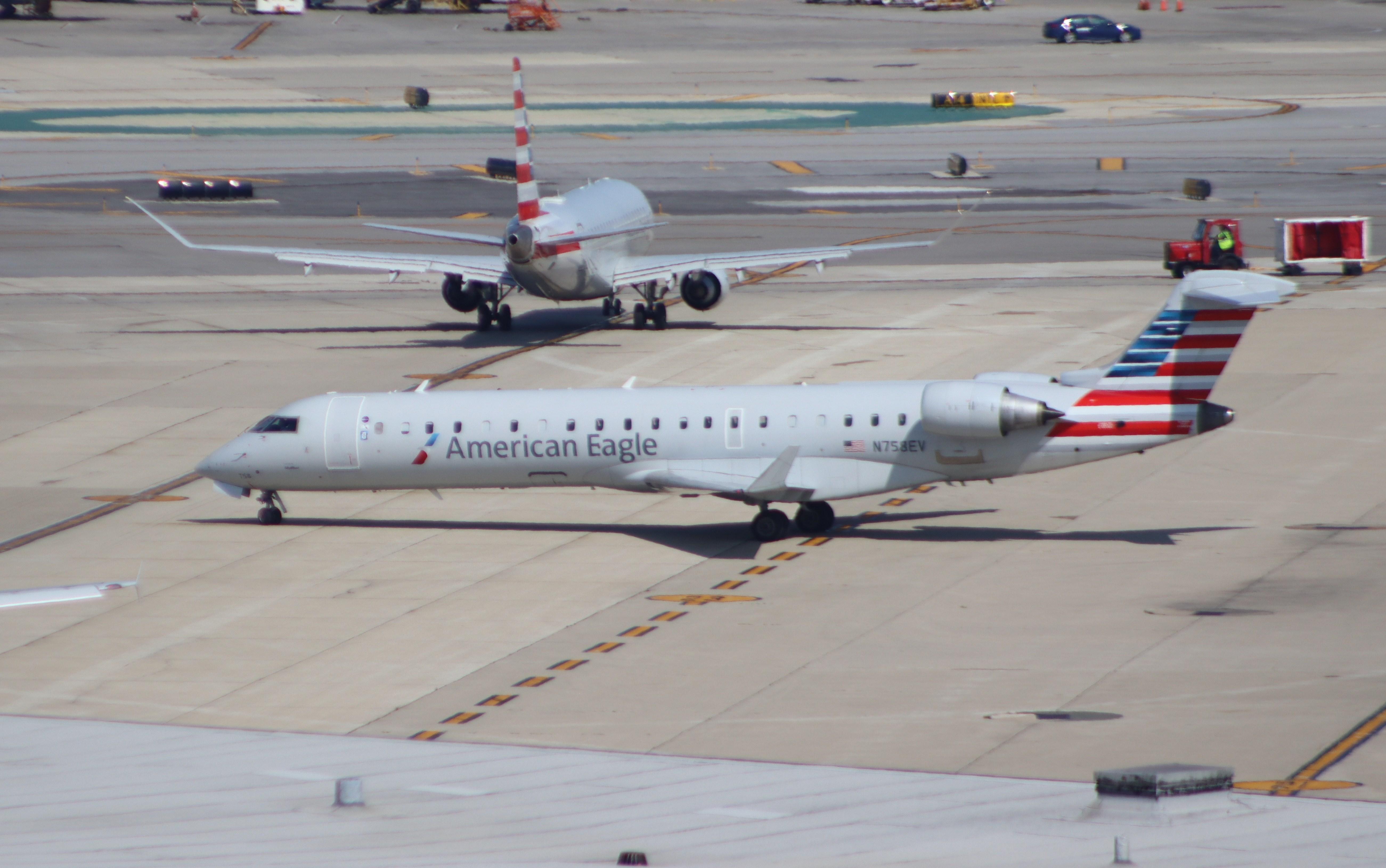 N758EV @ KORD - CL-600-2C10 - by MarkPasqualino