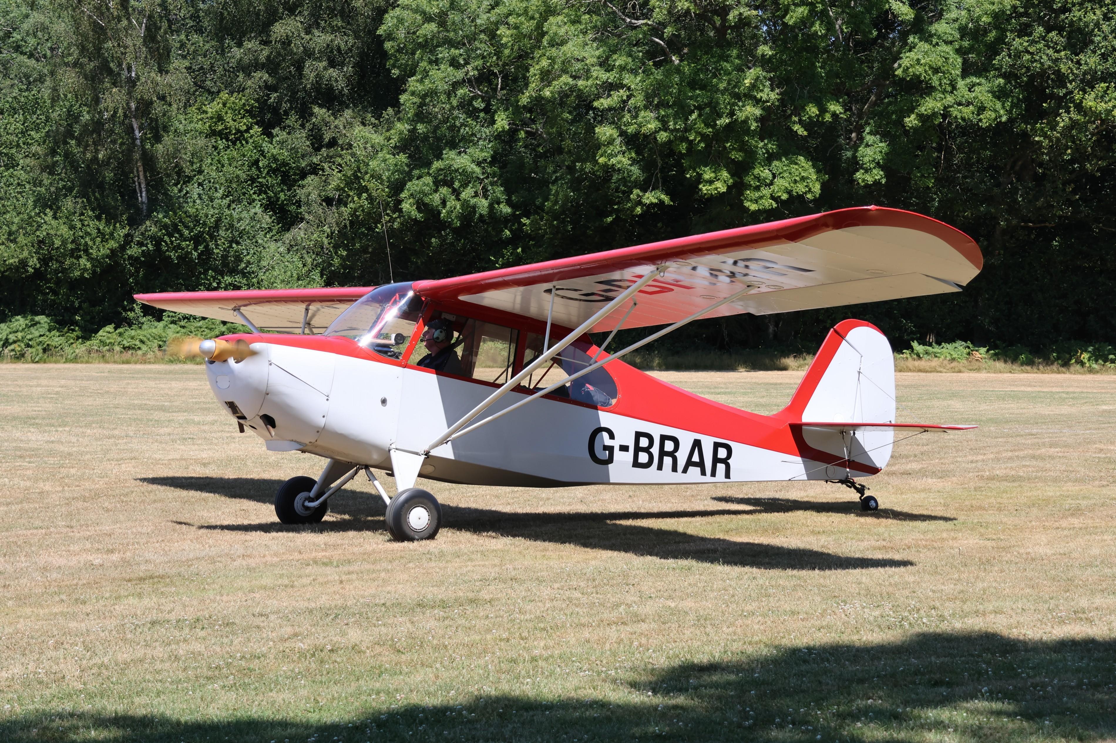 G-BRAR @ GB-0827 - G-BRAR 1946 Aeronca 7AC Champion West Tisted Fly In 
 - by PhilR