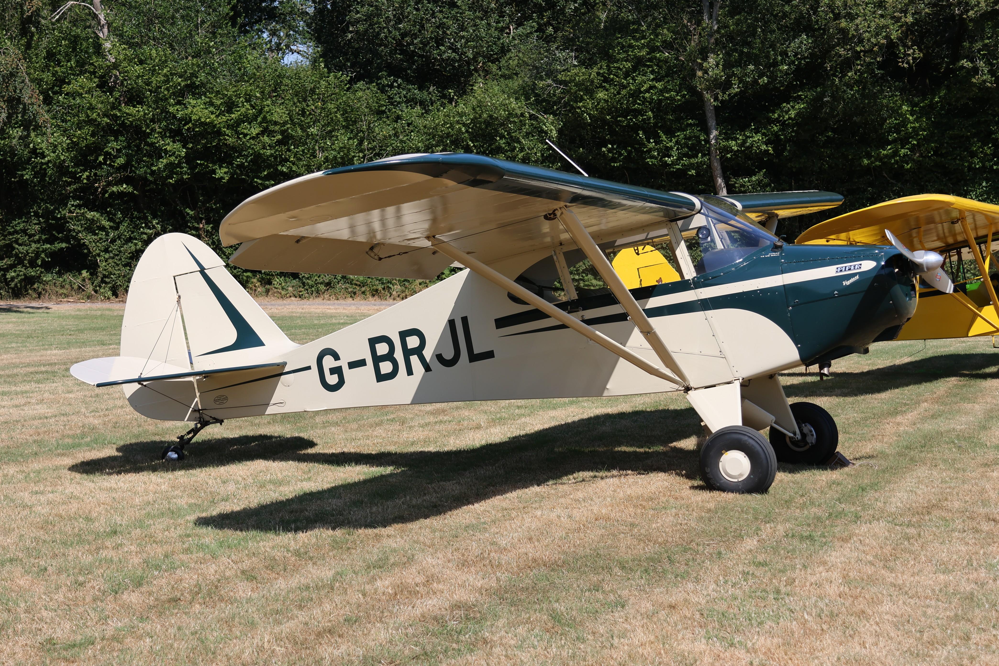 G-BRJL @ GB-0827 - G-BRJL 1948 Piper PA-15 Vagabond West Tisted Fly In 
 - by PhilR