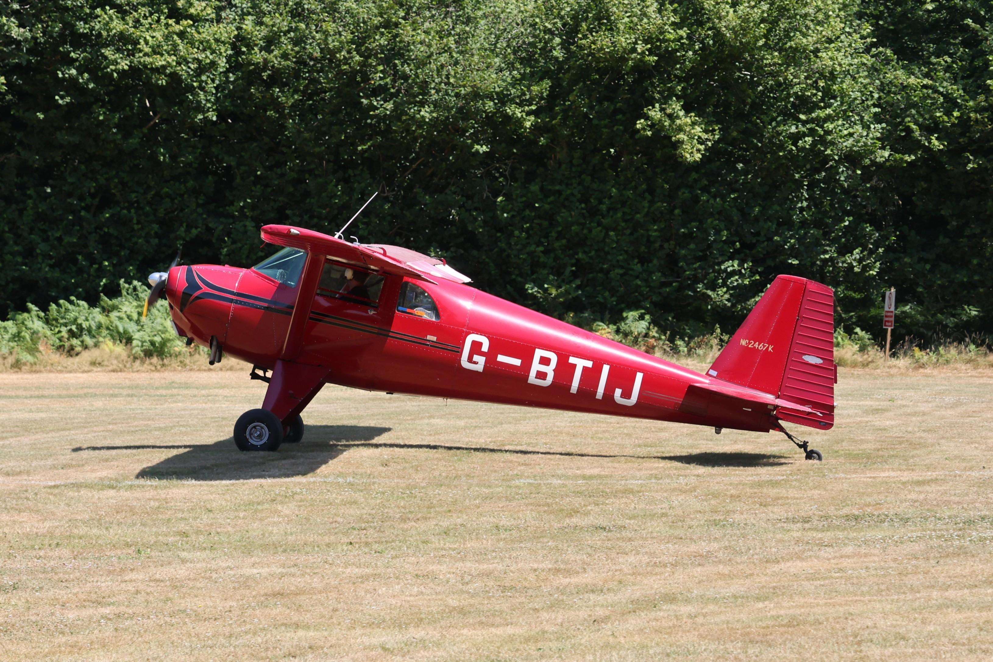 G-BTIJ @ GB-0827 - G-BTIJ 1947 Luscomber 8E Silvaire Deluxe West Tisted Fly In  - by PhilR