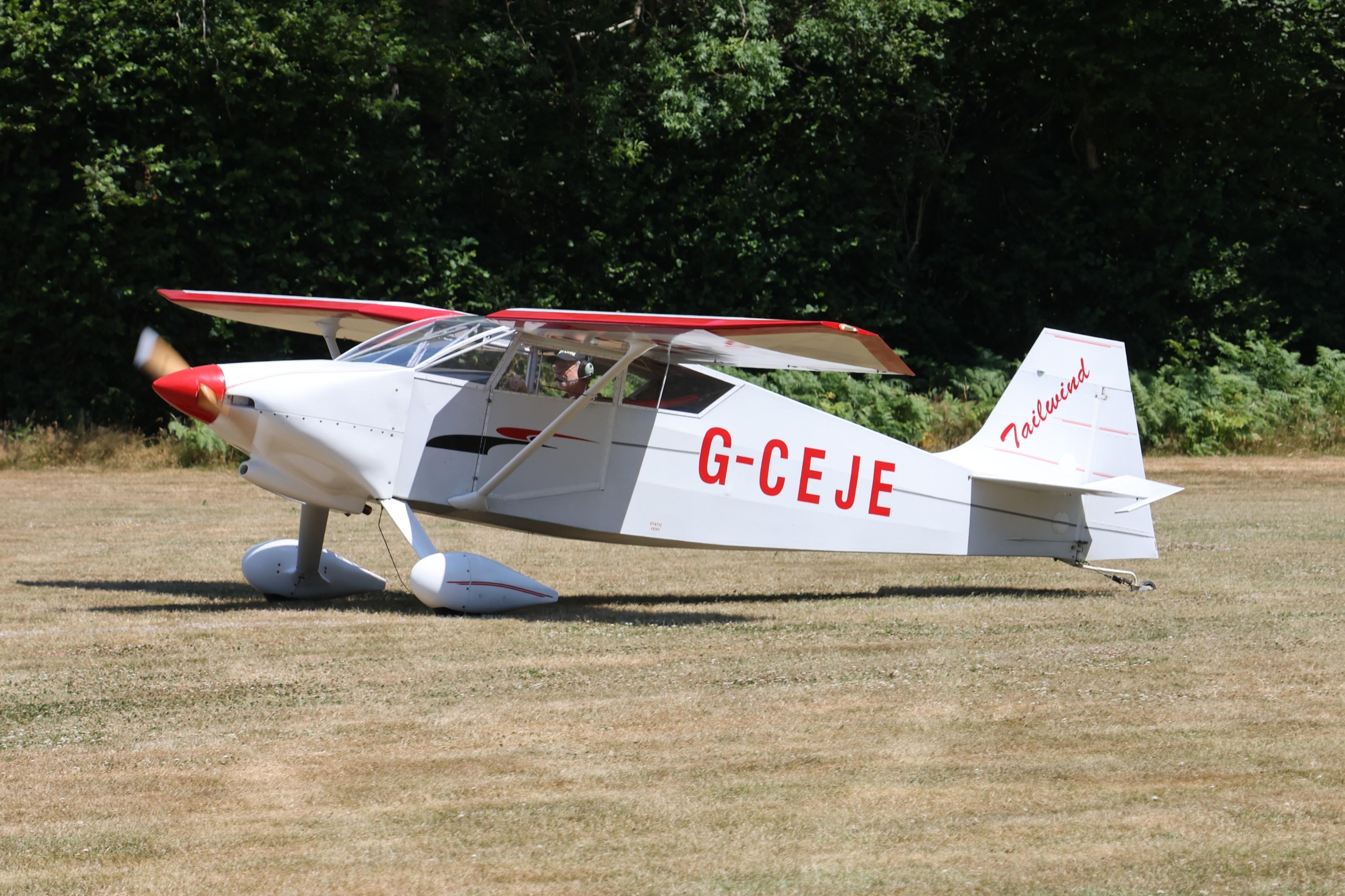 G-CEJE @ GB-0827 - G-CEJE 2007 Wittman W10 Tailwind West Tisted Fly In  - by PhilR
