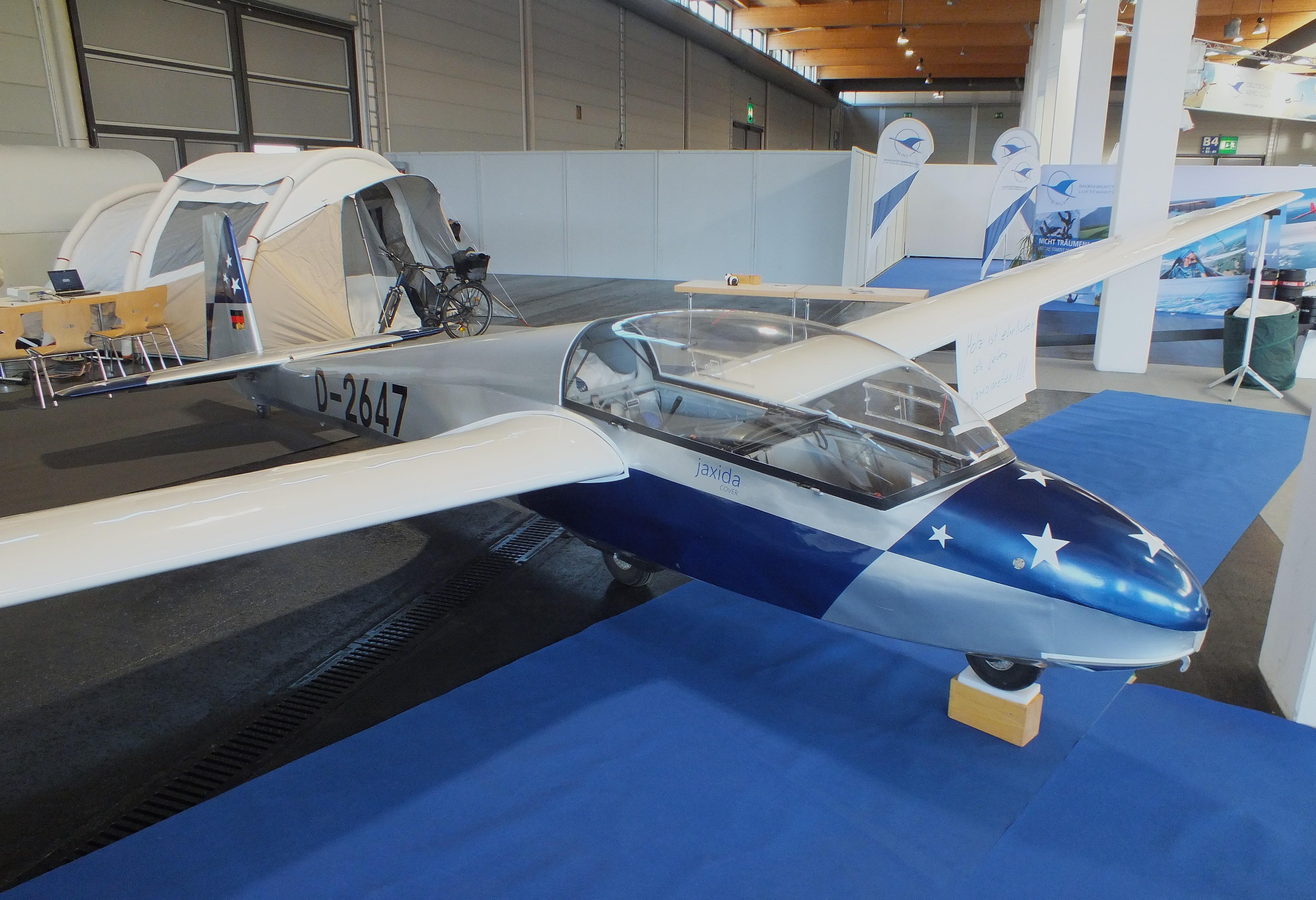 Aircraft D-2647, Schleicher ASK-13 at the AERO 2026, Friedrichshafen, at EDNY, photo by iwarnecke