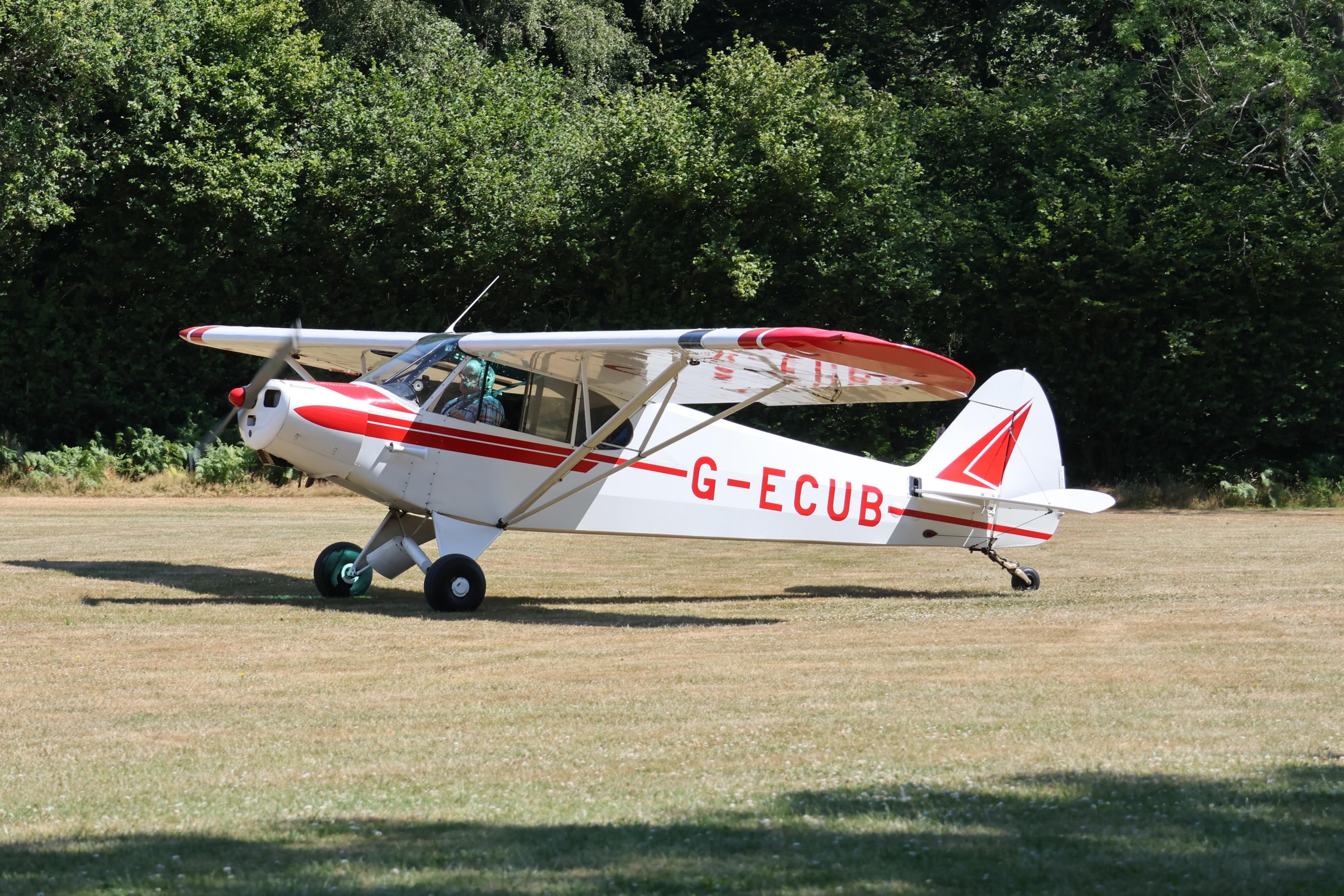 G-ECUB @ GB-0827 - G-ECUB 1958 Piper PA-18 Super Cub West Tisted Fly In 
 - by PhilR