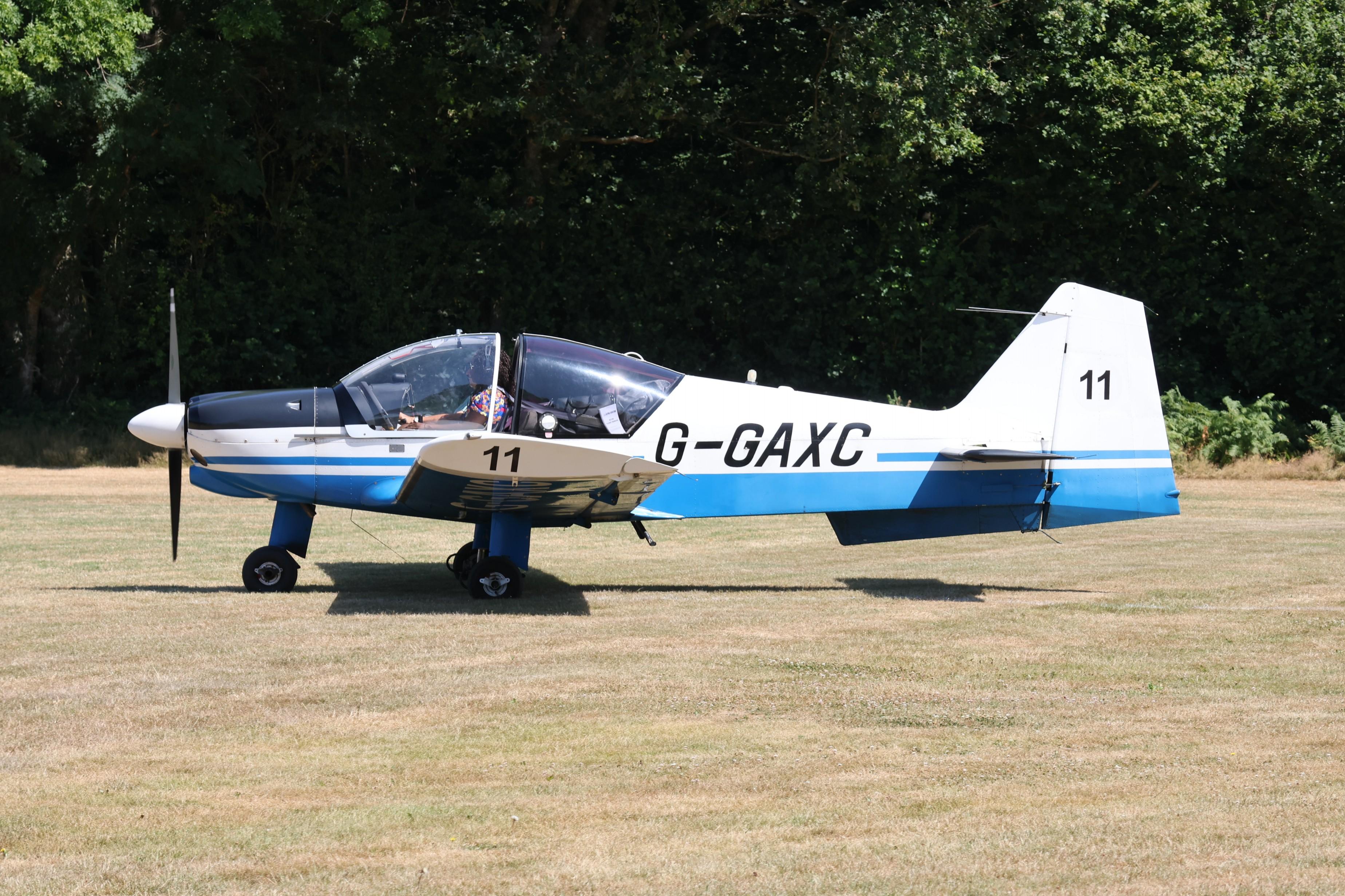 G-GAXC @ GB-0827 - G-GAXC 1978 Avions Pierre Robin R2160 Alpha Sport West Tisted Fly In  - by PhilR