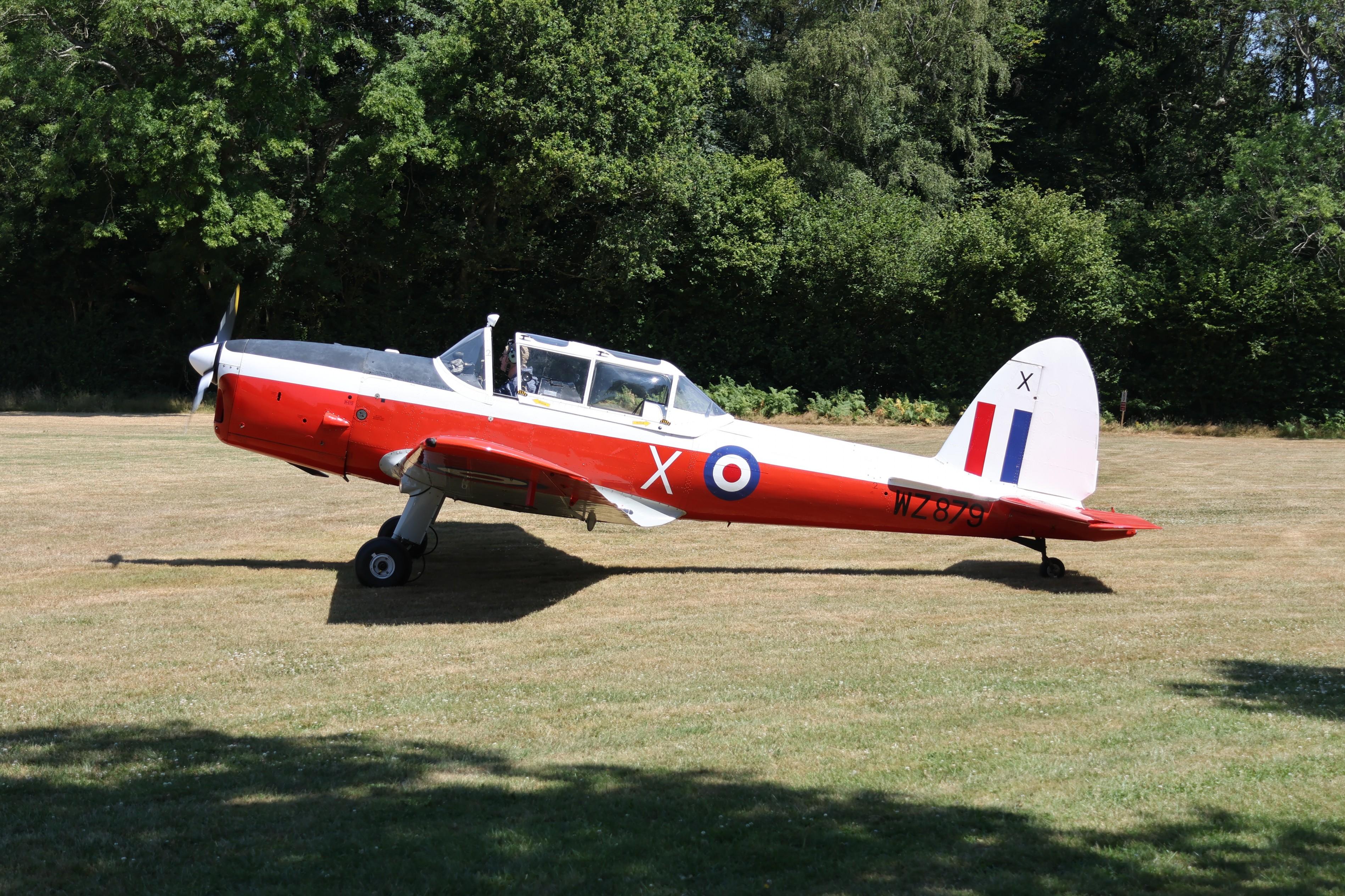 G-BWUT @ GB0827 - WZ879 (G-BWUT) 1953 DHC1 Chipmunk 22 West Tisted Fly In 
 - by PhilR