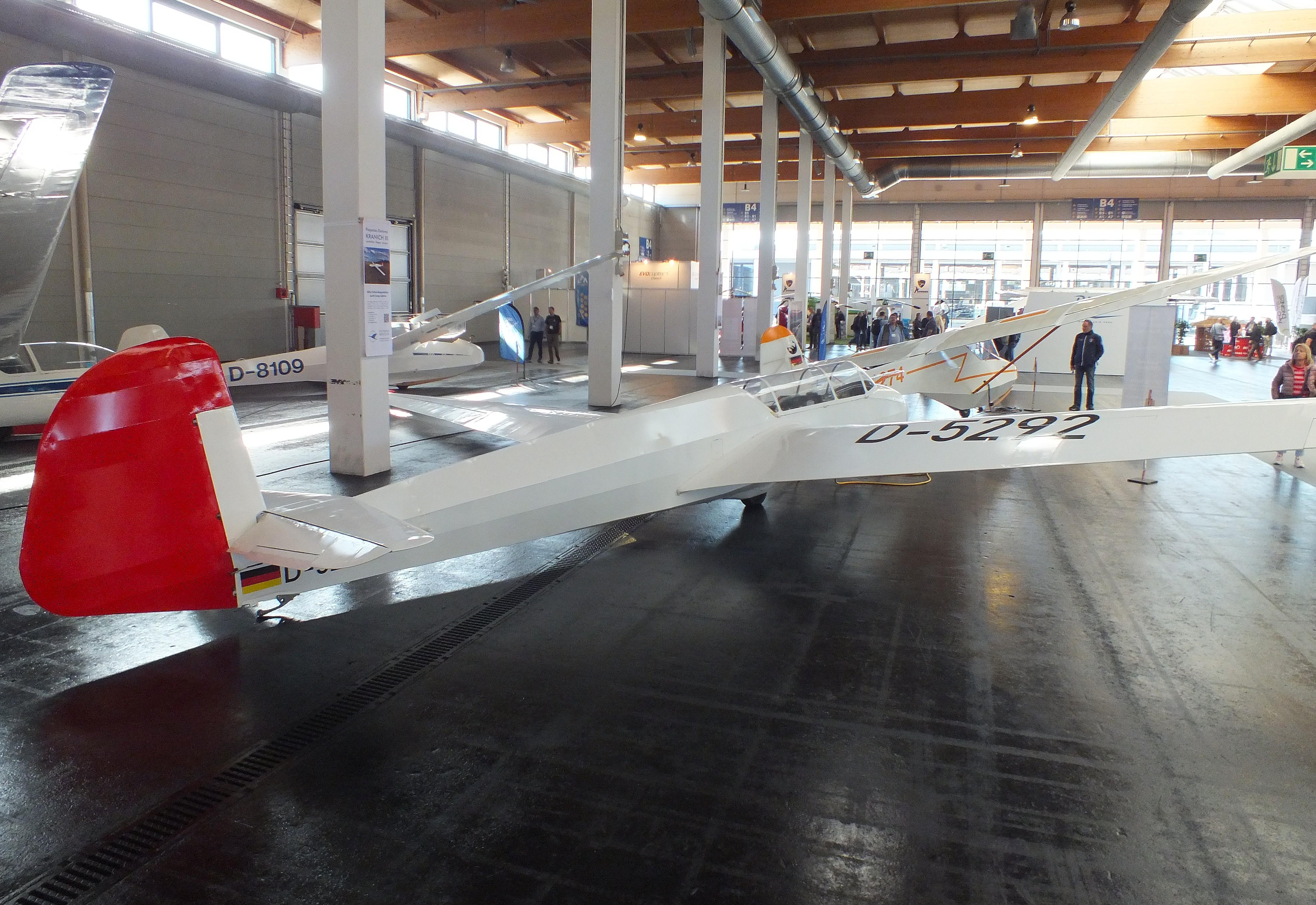 Aircraft D-5292, Focke-Wulf Kranich III at the AERO 2026, Friedrichshafen, at EDNY, photo by iwarnecke