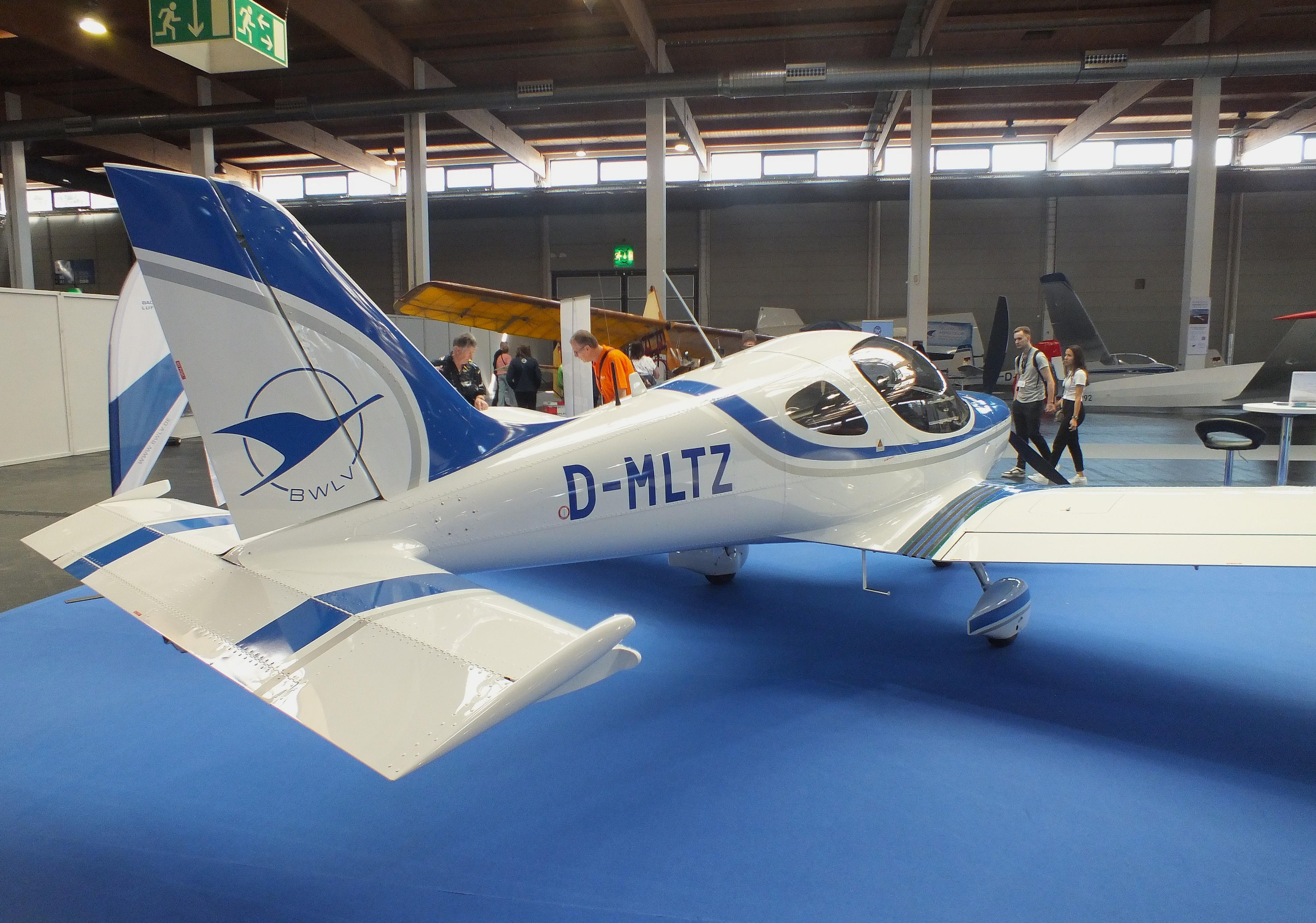 Aircraft D-MLTZ, BRM Aero NG-5 Bristell LSA-K at the AERO 2026, Friedrichshafen, at EDNY, photo by iwarnecke