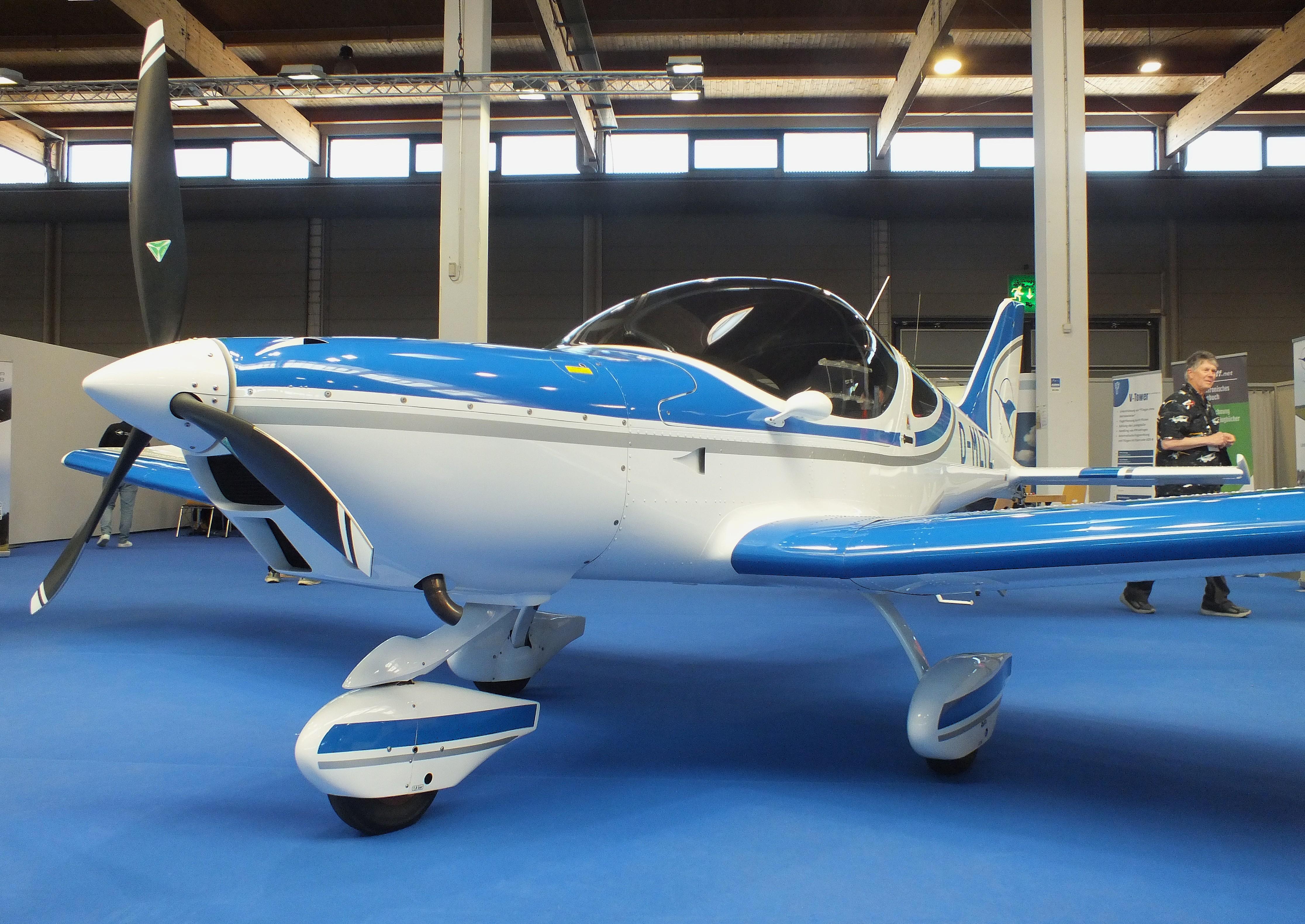 Aircraft D-MLTZ, BRM Aero NG-5 Bristell LSA-K at the AERO 2026, Friedrichshafen, at EDNY, photo by iwarnecke