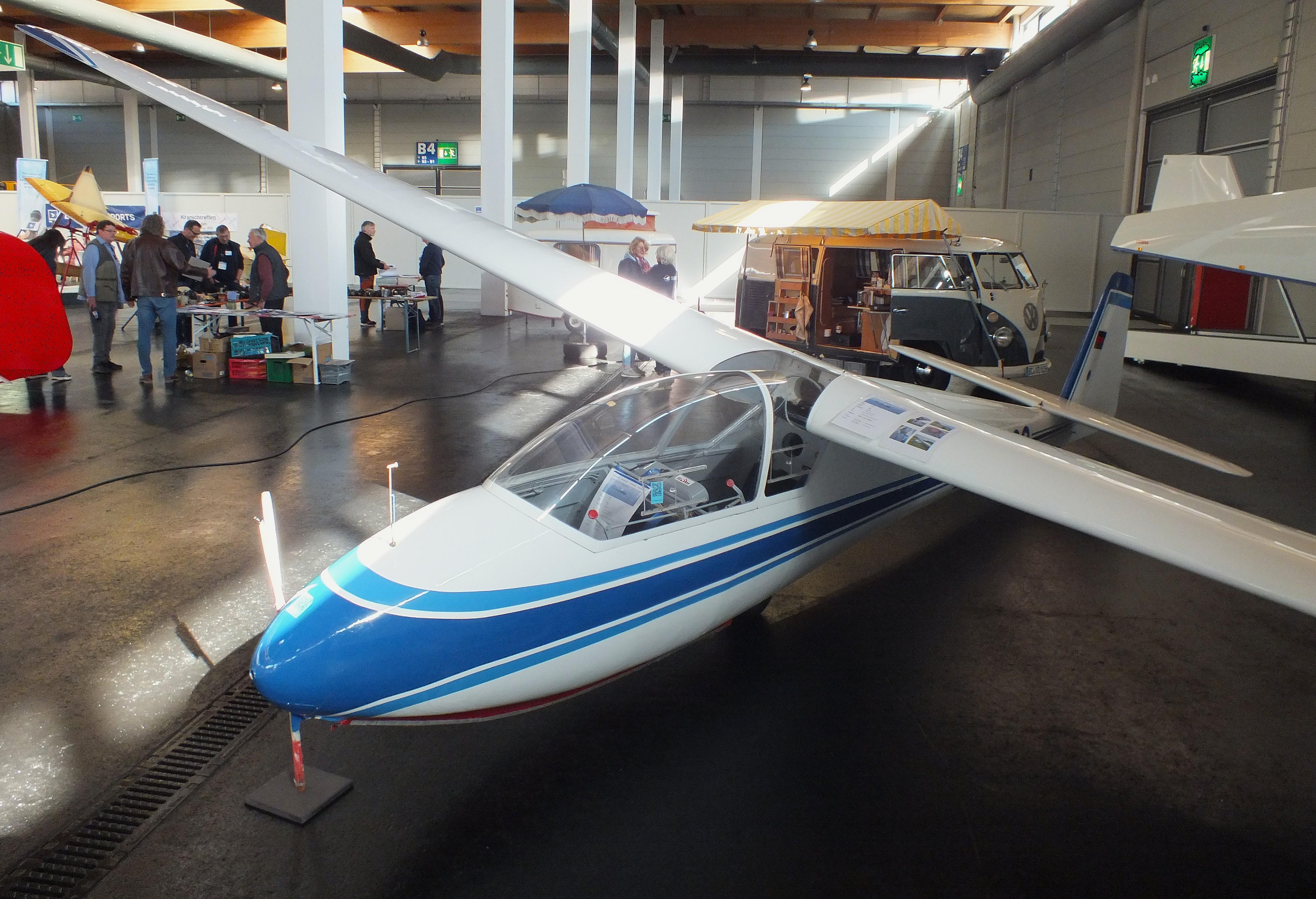 D-1409 @ EDNY - Schleicher Ka 2B Rhönschwalbe at the AERO 2026, Friedrichshafen - by iwarnecke