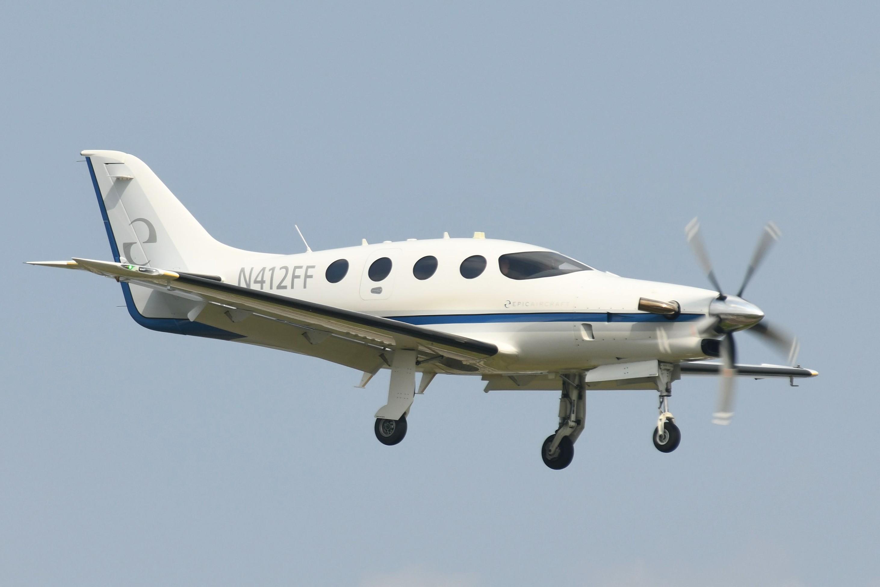 Aircraft N412FF, 412 Aviation Epic E1000 landing, at KMKE, photo by FerryPNL