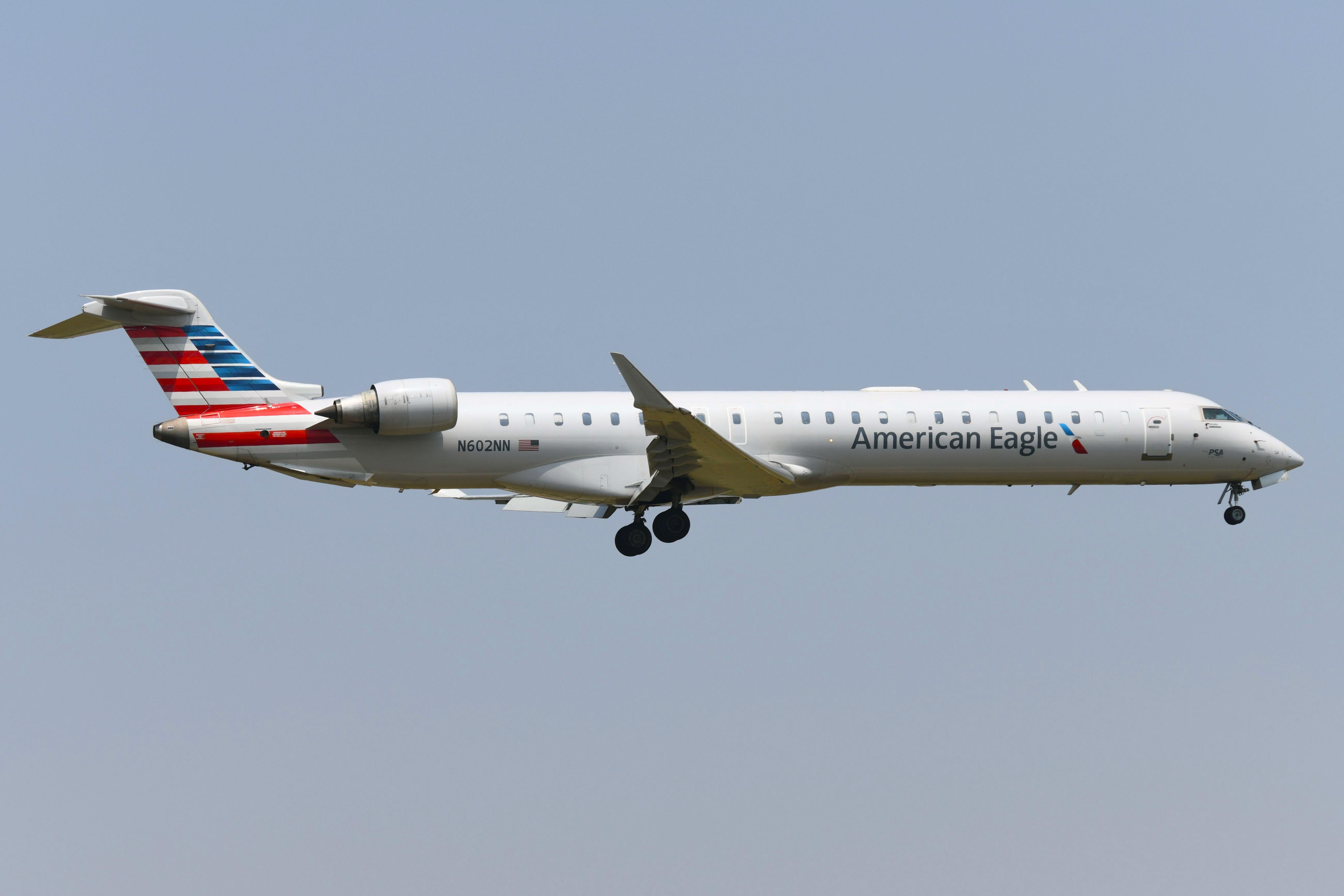 Aircraft N602NN, American CL900 arriving in MKE, at KMKE, photo by FerryPNL