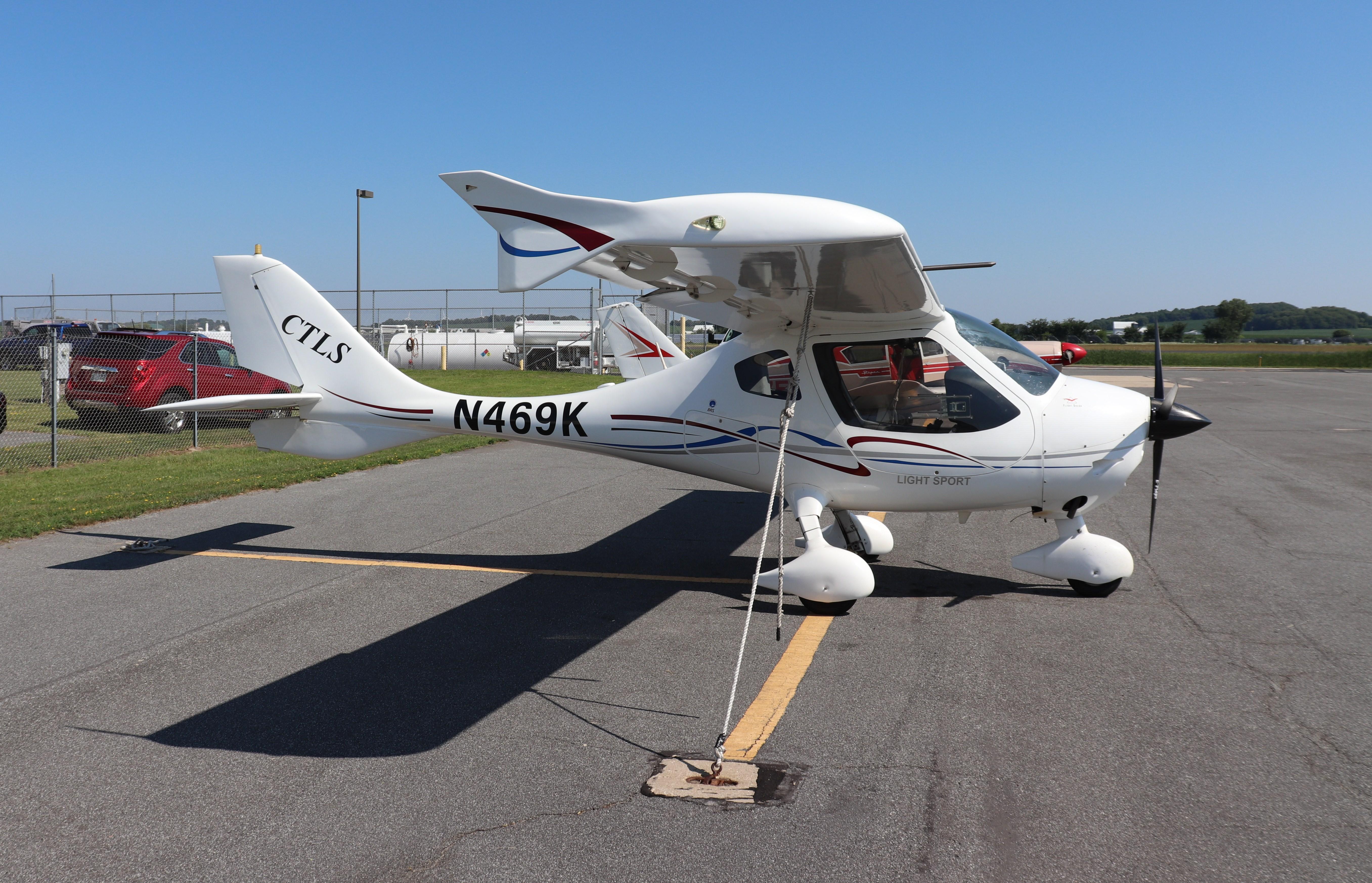 Aircraft N469K, Flight Design CTLS, at C29, photo by MarkPasqualino