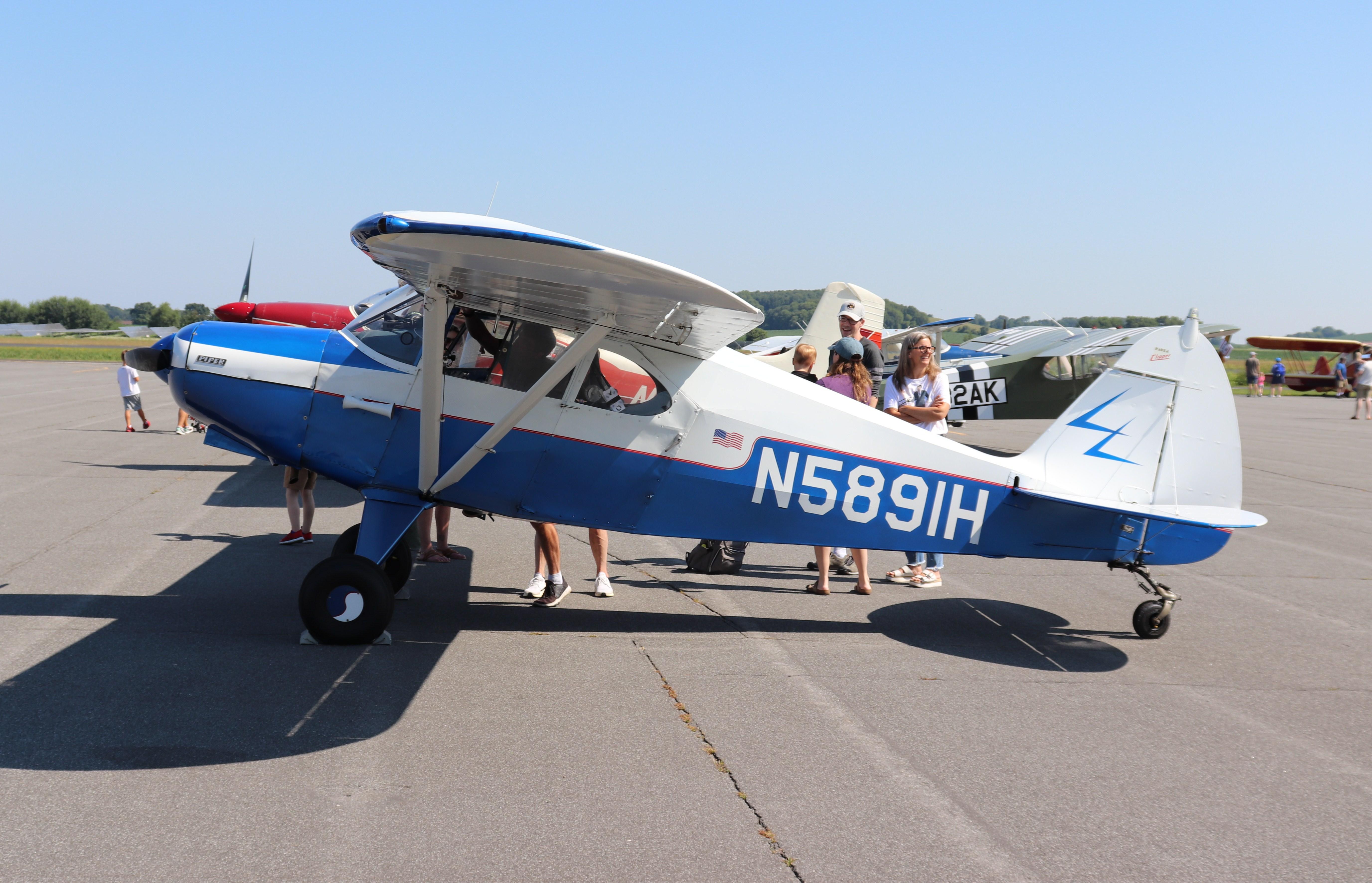 Aircraft N5891H, Piper PA-16, at C29, photo by MarkPasqualino