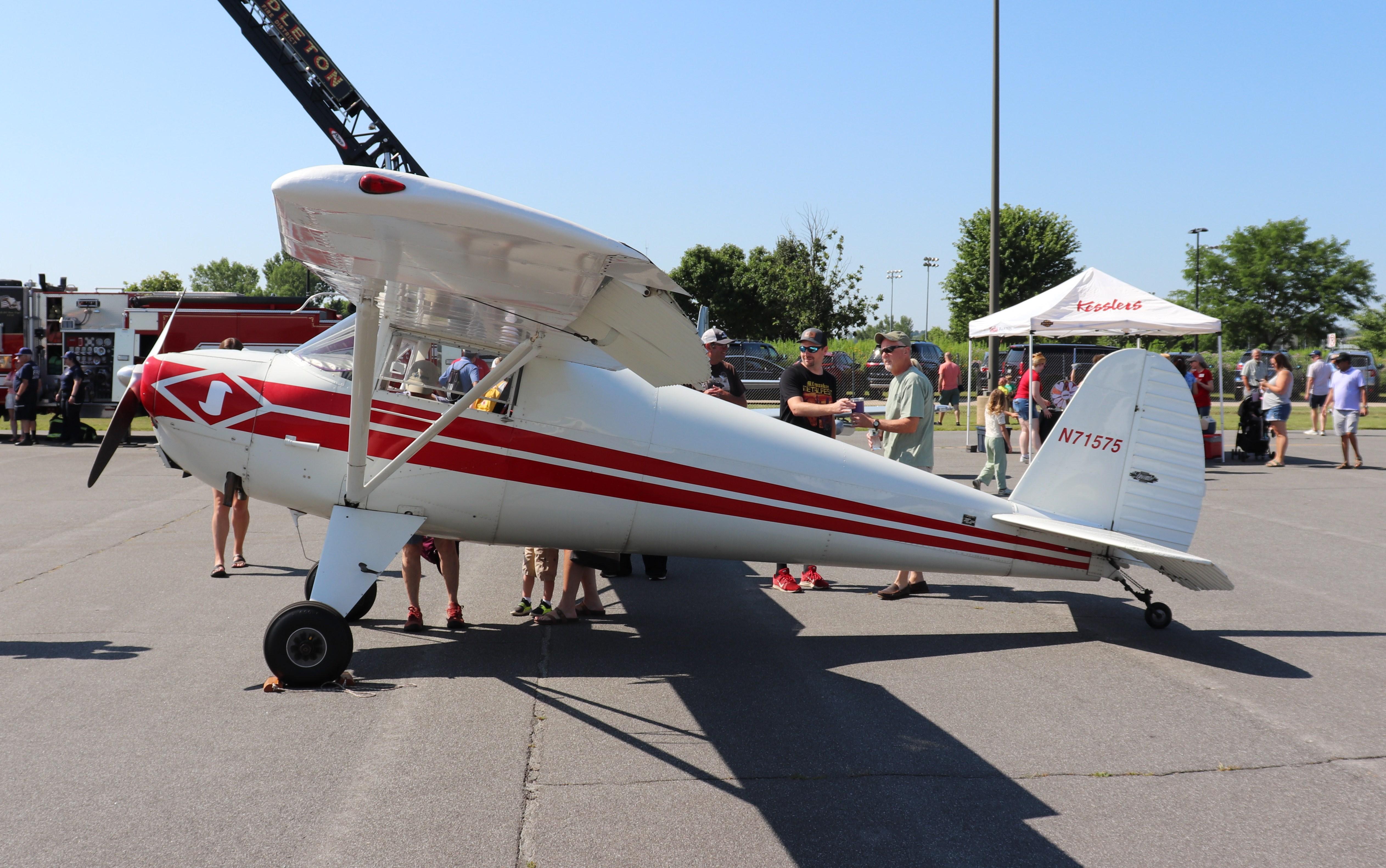 Aircraft N71575, Luscombe 8A, at C29, photo by MarkPasqualino