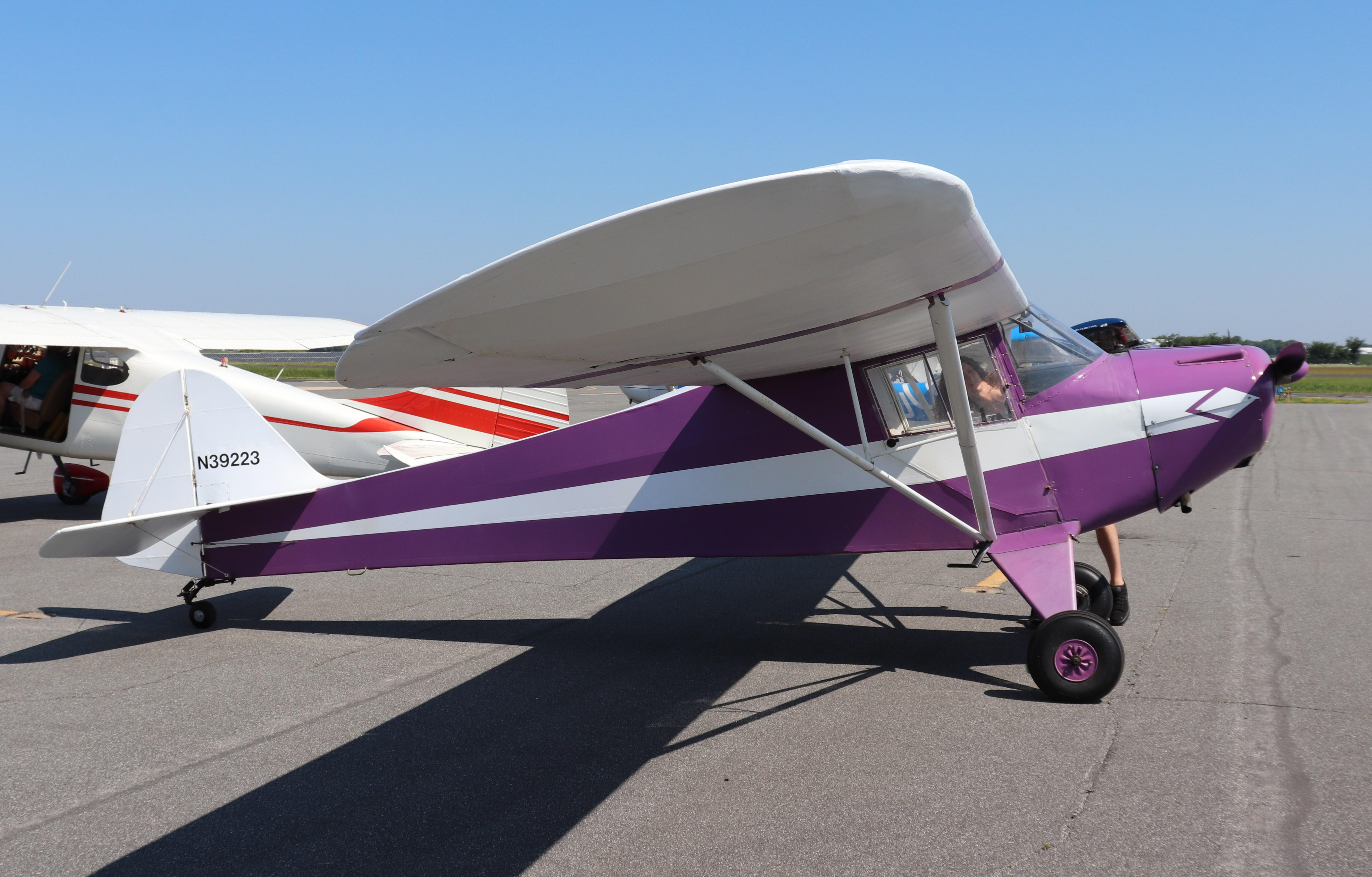 Aircraft N39223, Taylorcraft BC12-D, at C29, photo by MarkPasqualino