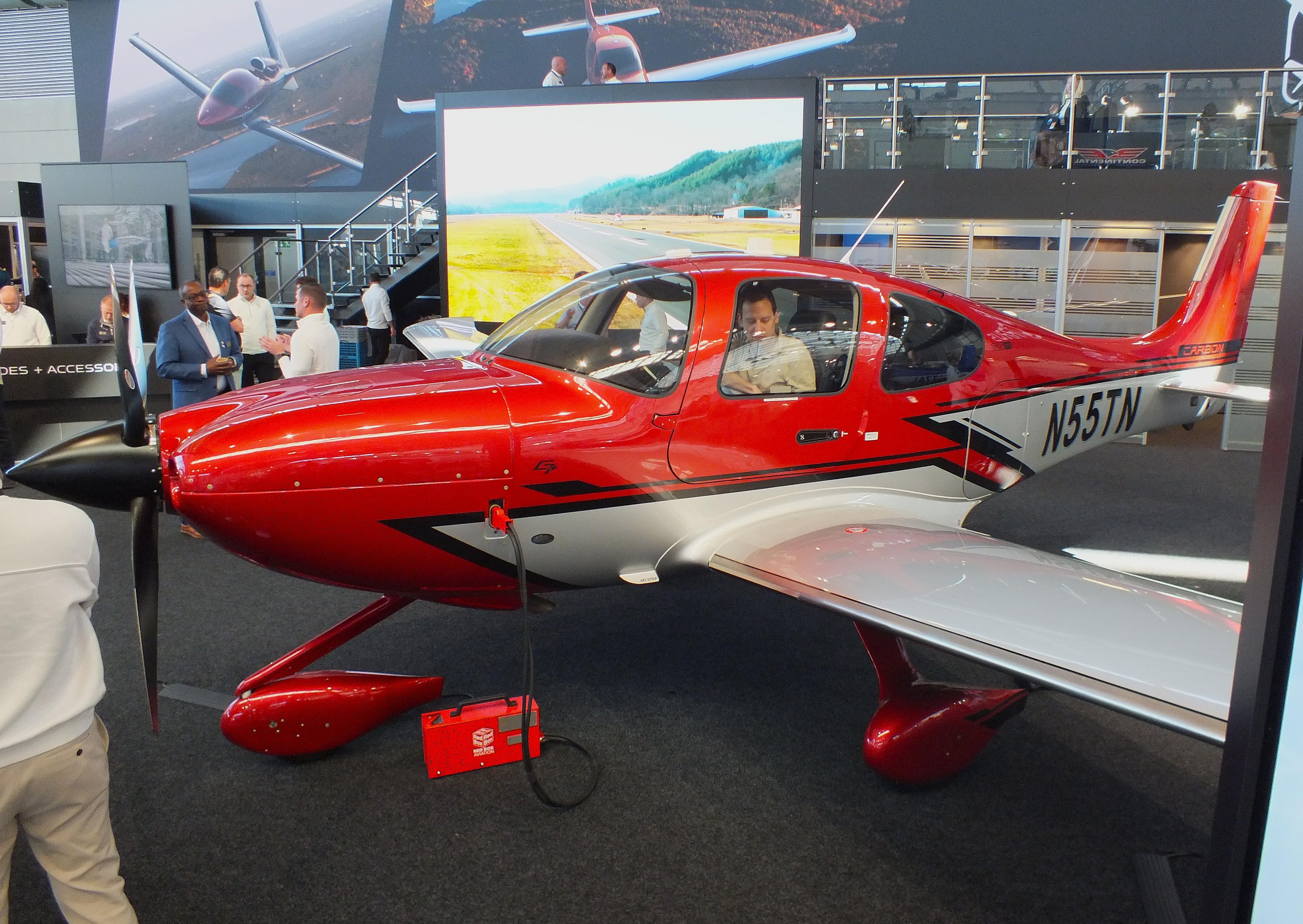 Aircraft N55TN, Cirrus SR22T G7 at the AERO 2026, Friedrichshafen, at EDNY, photo by iwarnecke