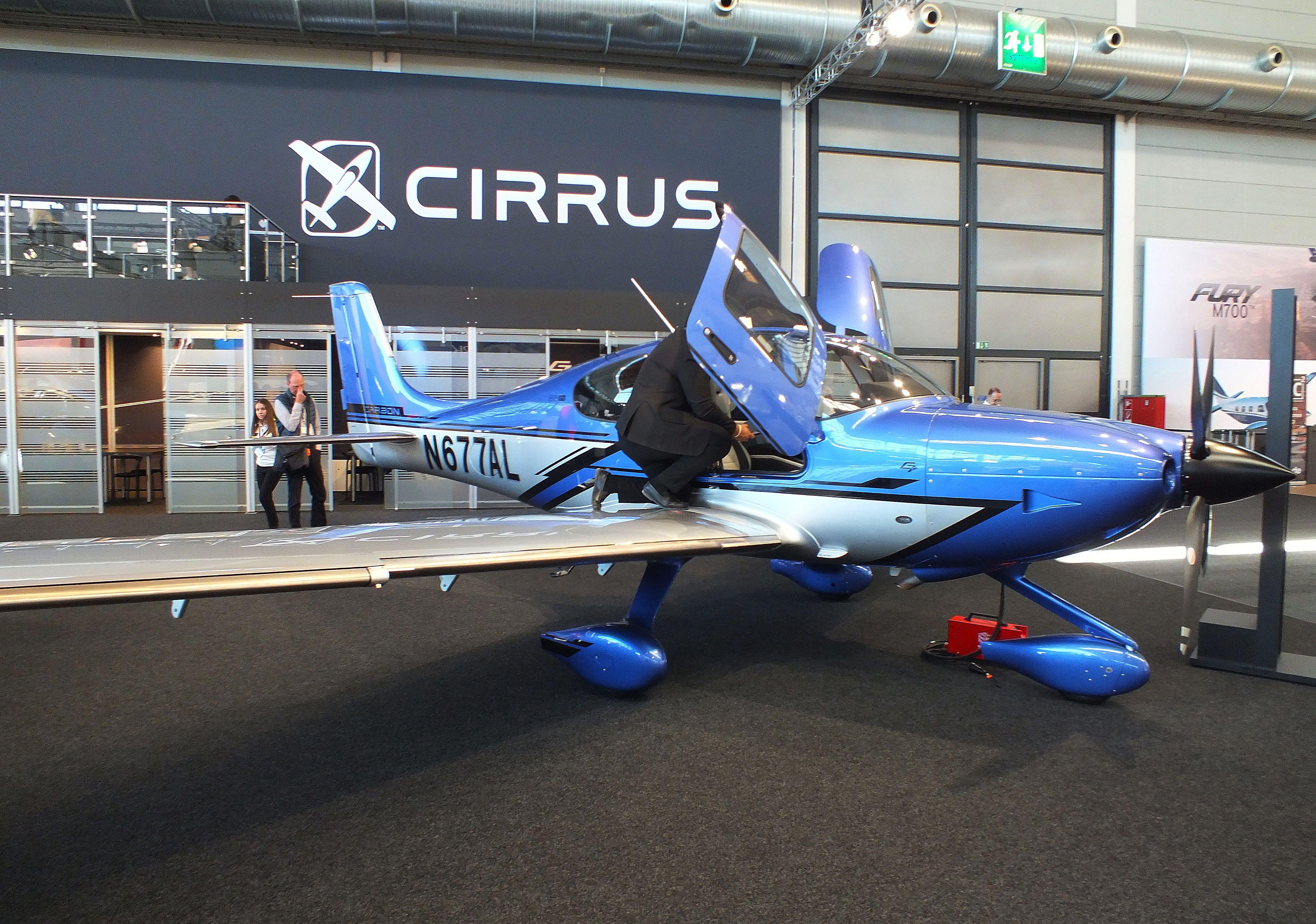 Aircraft N677AL, Cirrus SR22T G7 Carbon at the AERO 2026, Friedrichshafen, at EDNY, photo by iwarnecke