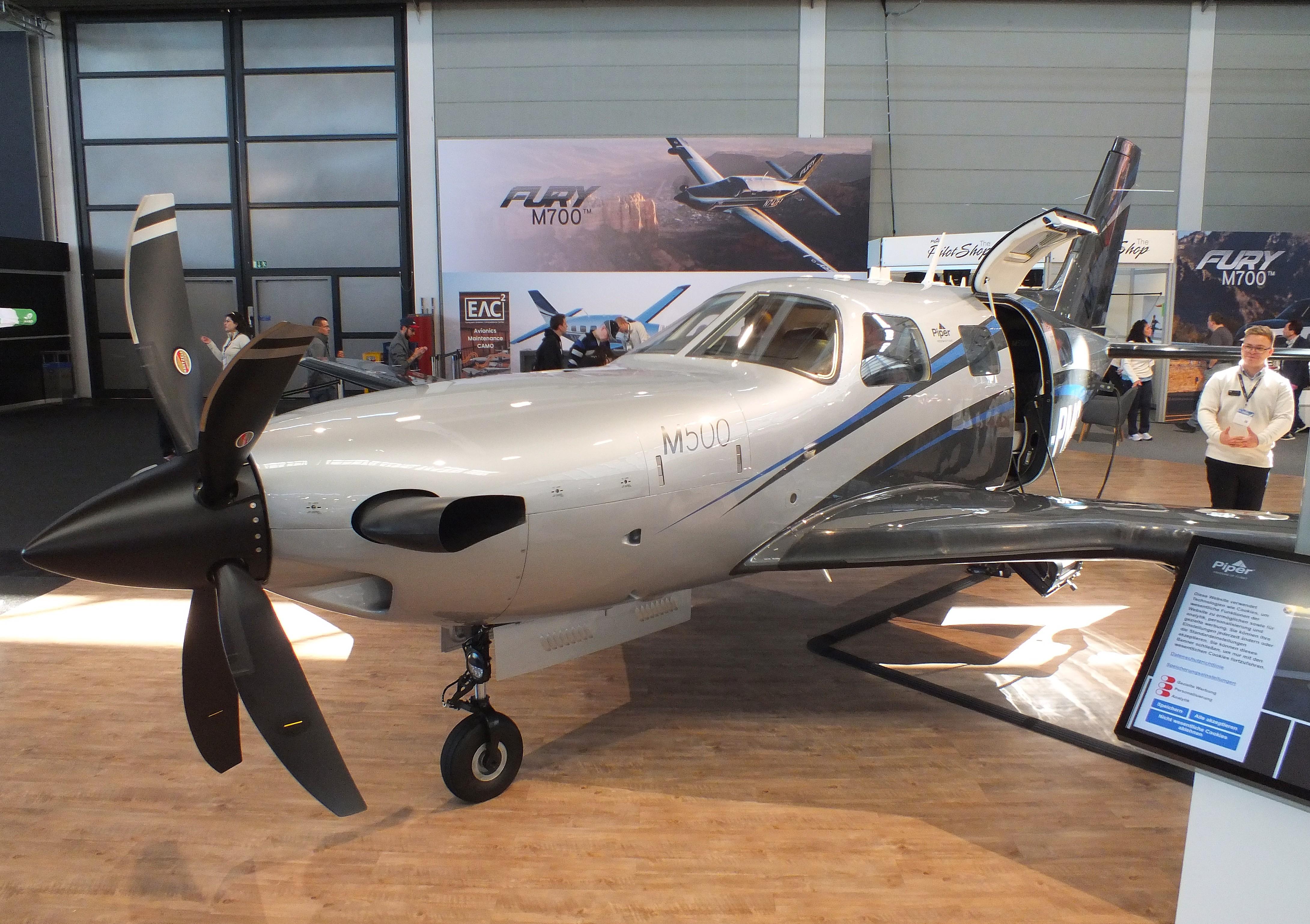 Aircraft OK-PMC, Piper PA-46-M500 Malibu Meridian at the AERO 2026, Friedrichshafen, at EDNY, photo by iwarnecke