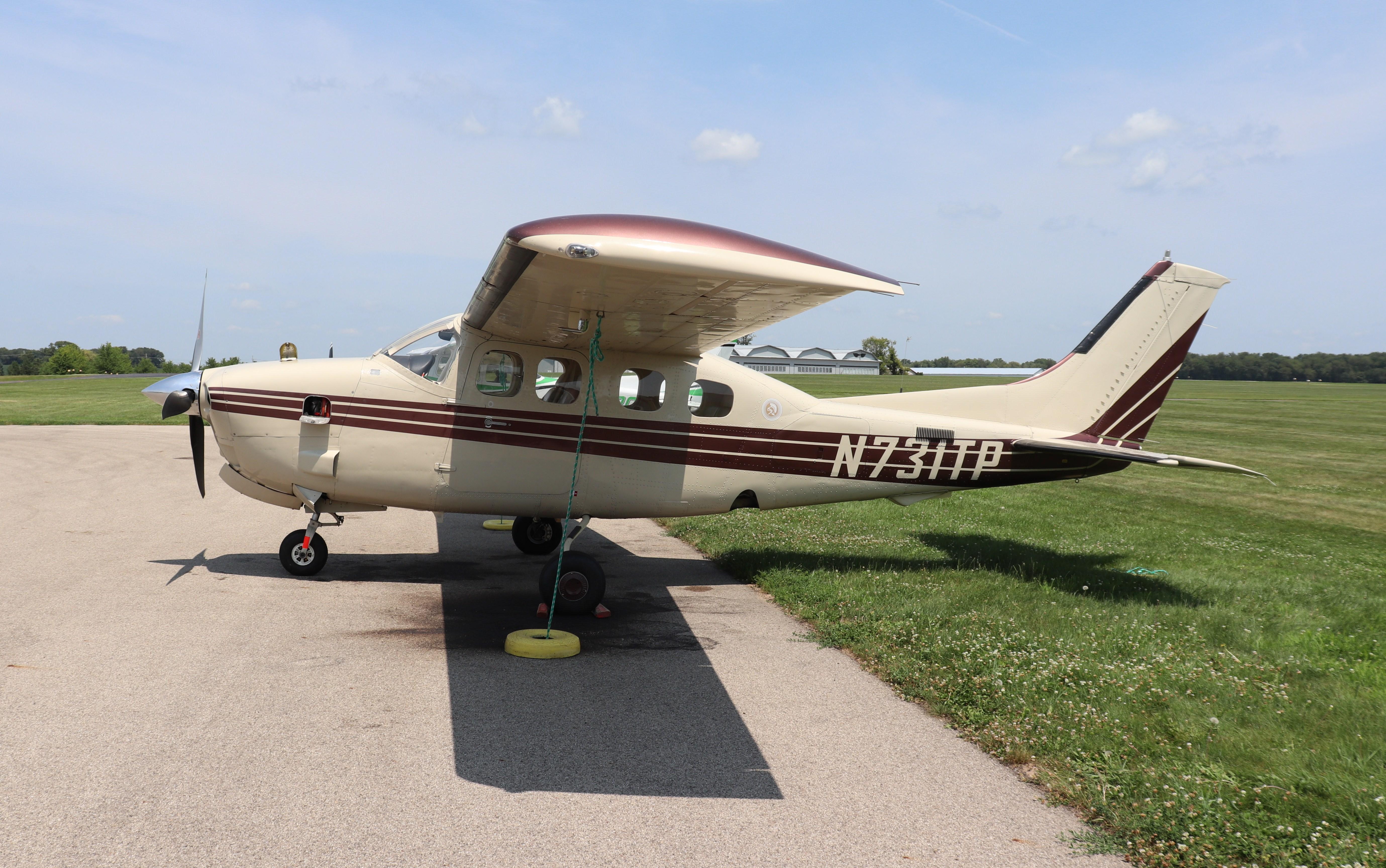 Aircraft N731TP, Cessna P210N, at C77, photo by MarkPasqualino