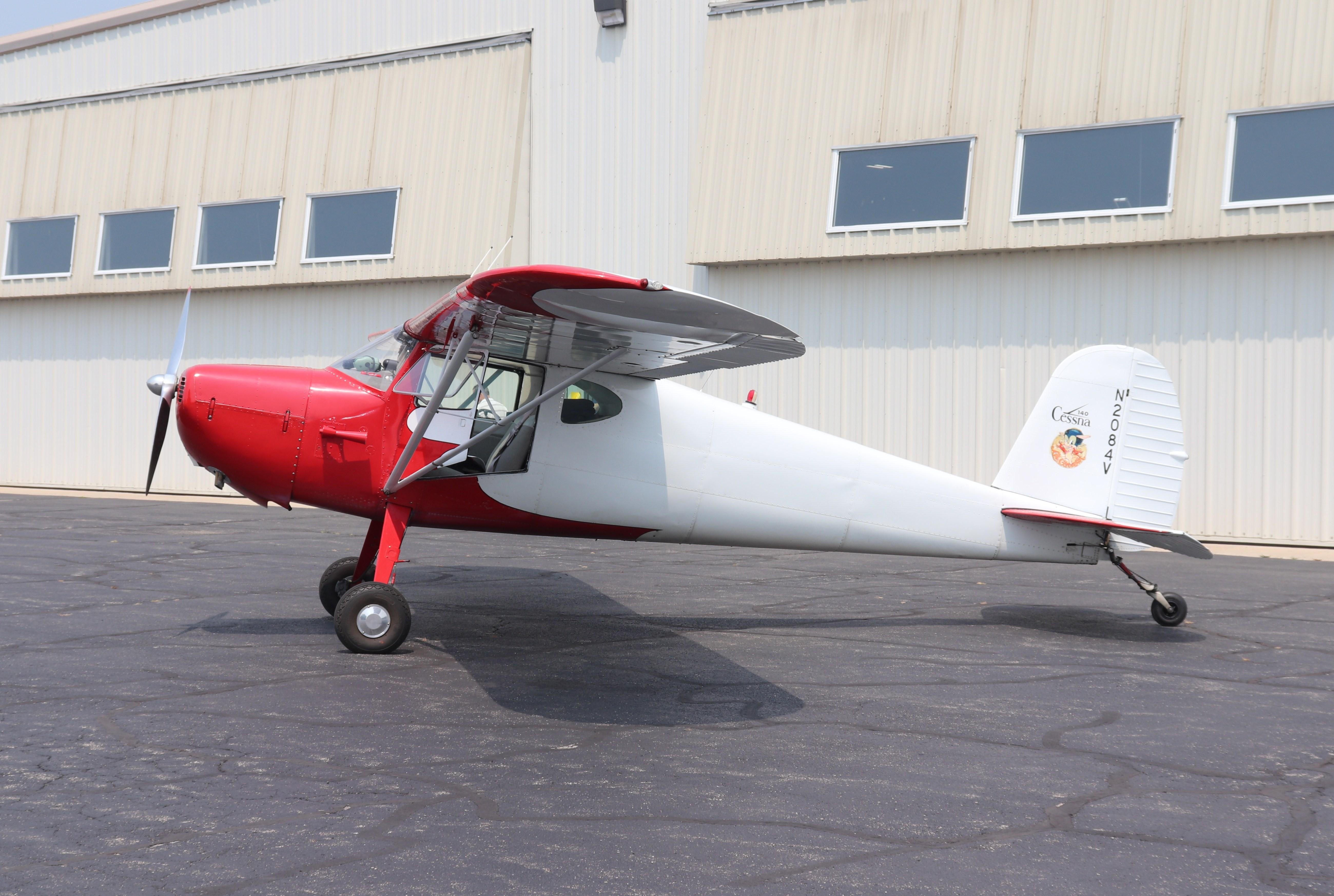 Aircraft N2084V, Cessna 140, at C77, photo by MarkPasqualino