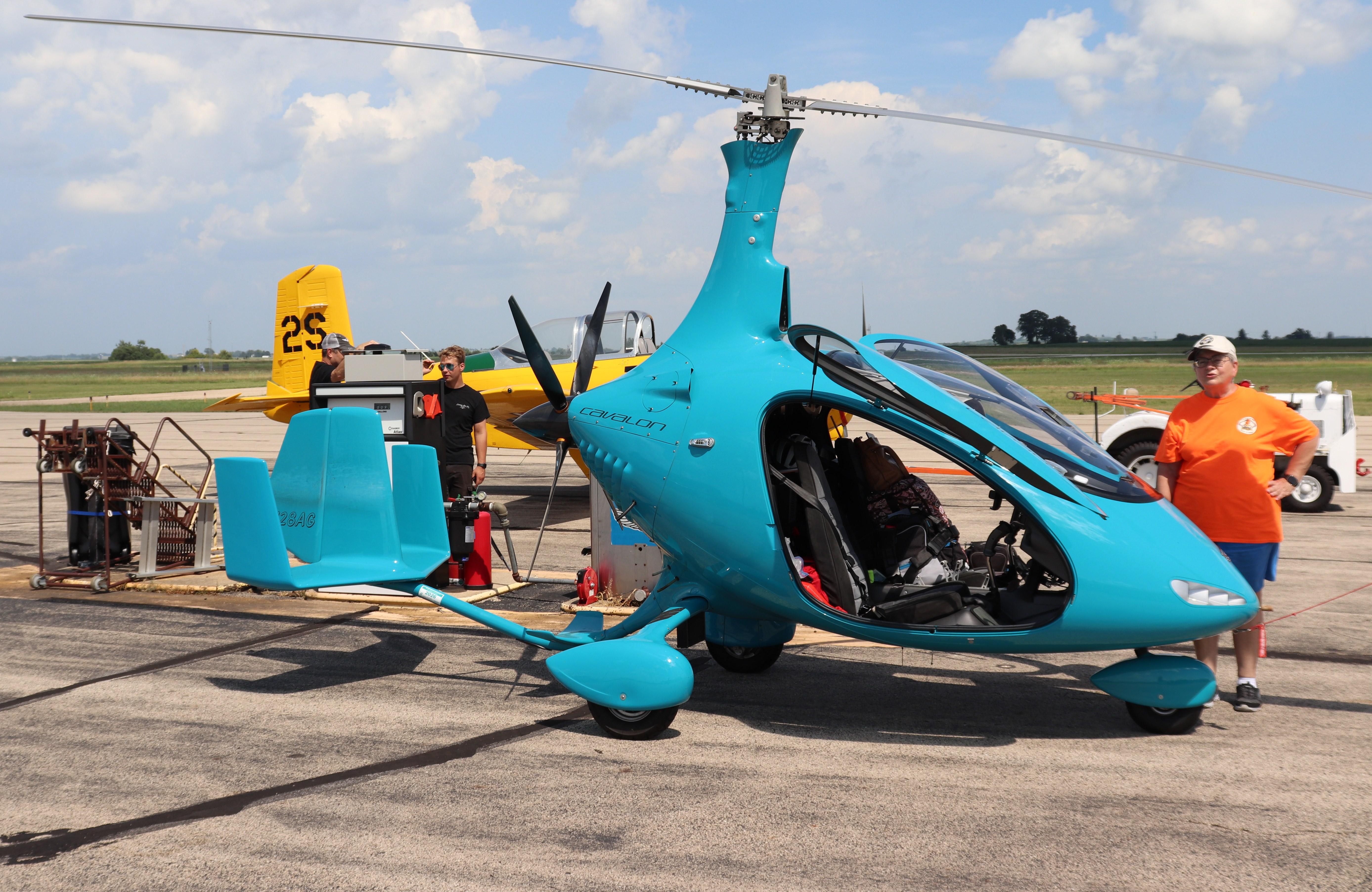 Aircraft N128AG, Autogyro Cavalon, at KFEP, photo by MarkPasqualino