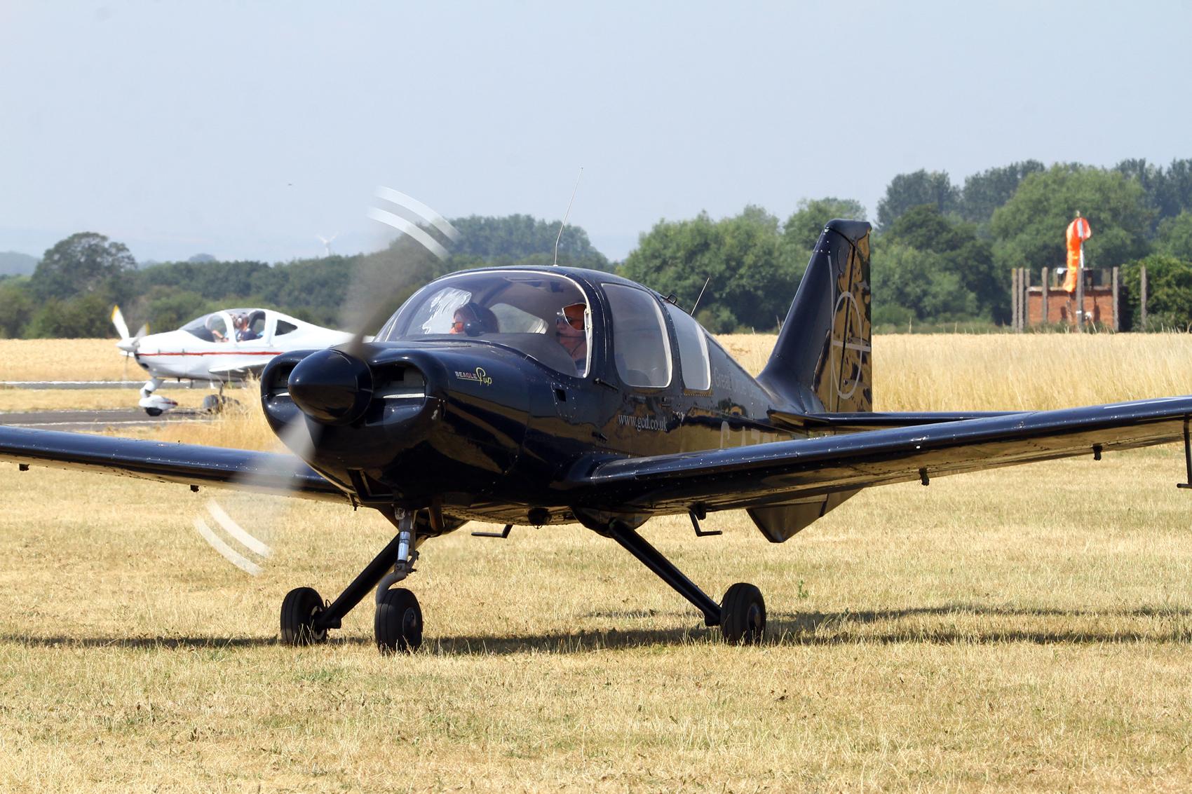 Aircraft G-AZCV, Sleapkosh 26, day 1, 10/07/26, at EGCV, photo by Chris Hall
