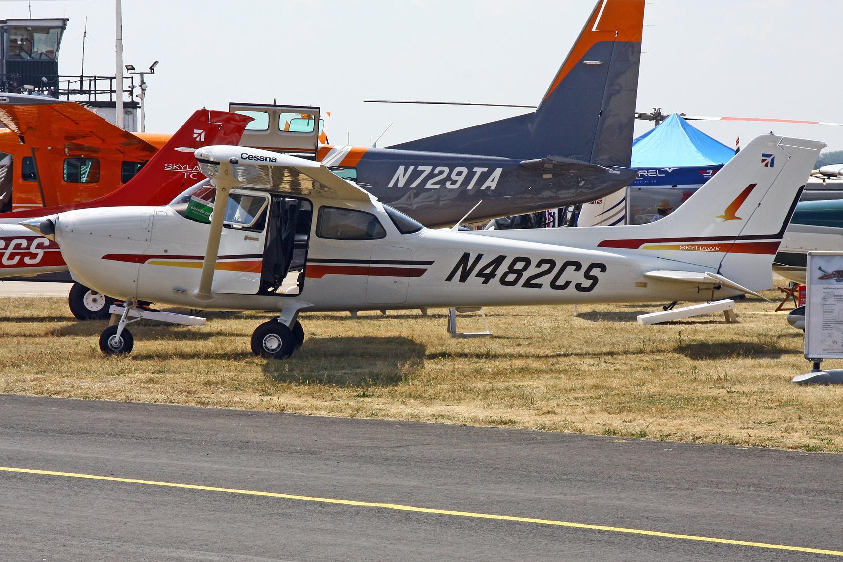 N482CS @ EGCV - Sleapkosh 26, day 1, 10/07/26 - by Chris Hall