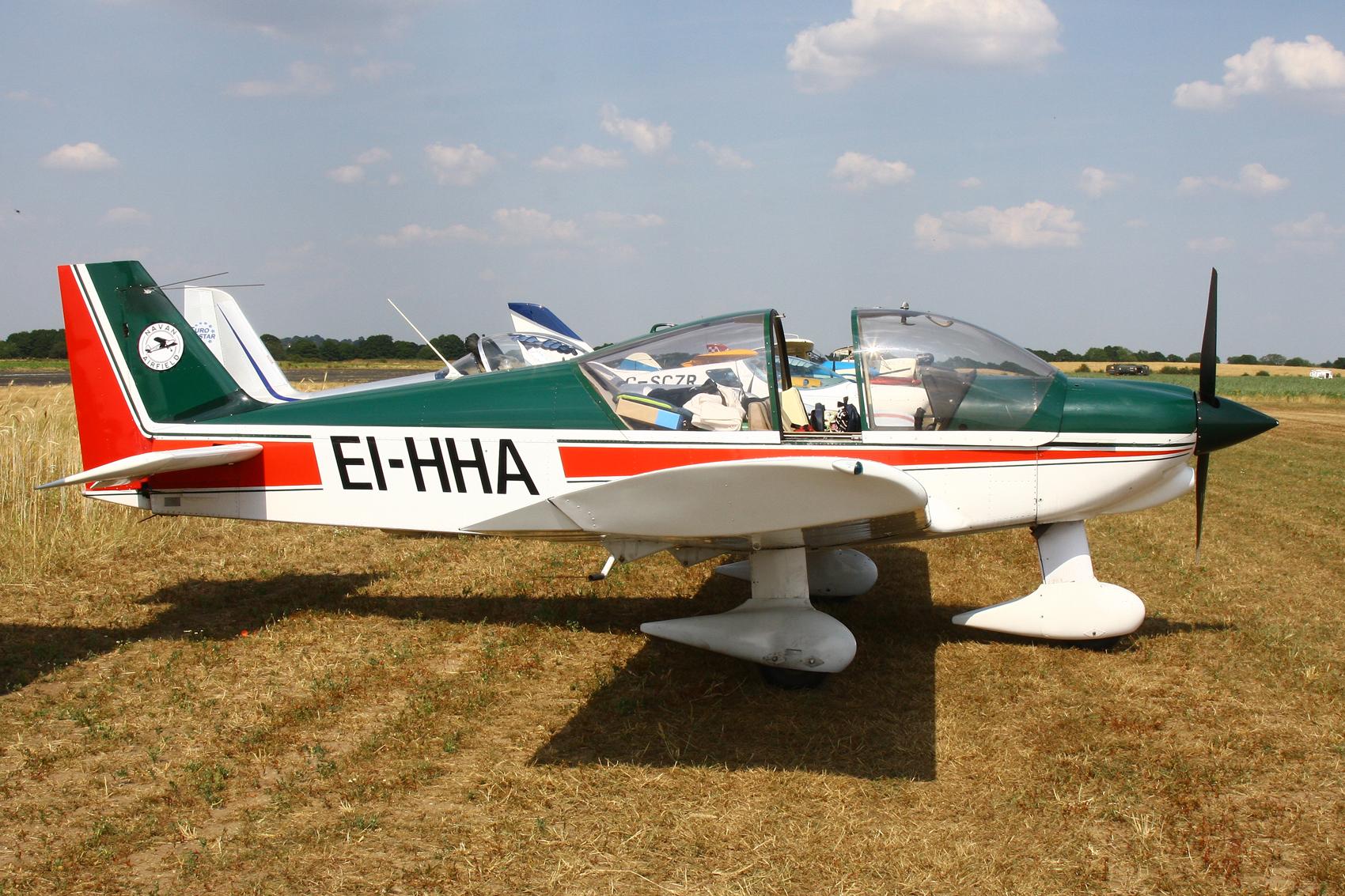 Aircraft EI-HHA, Sleapkosh 26, day 1, 10/07/26, at EGCV, photo by Chris Hall