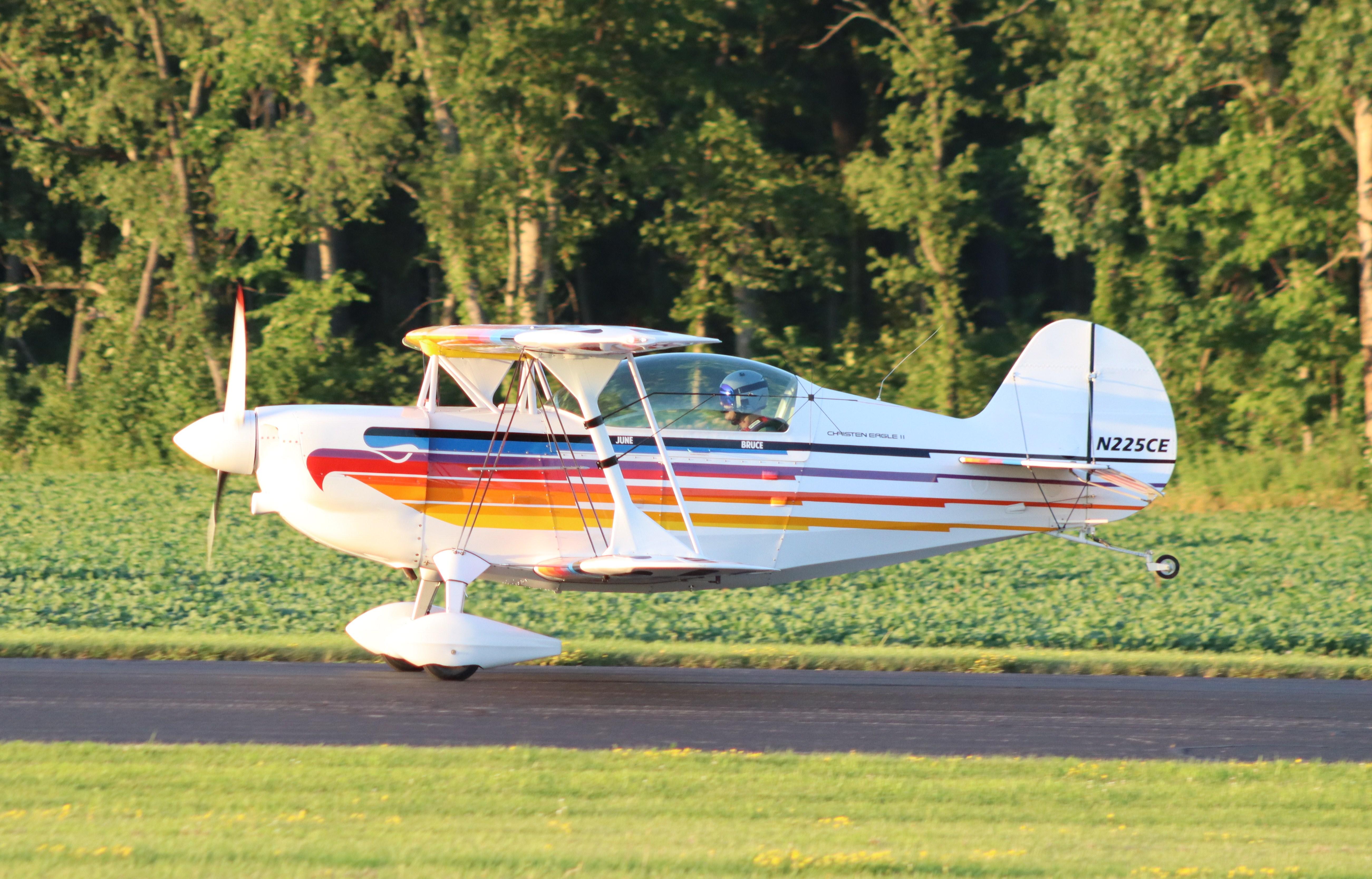 Aircraft N225CE, Christen Eagle II, at C77, photo by MarkPasqualino