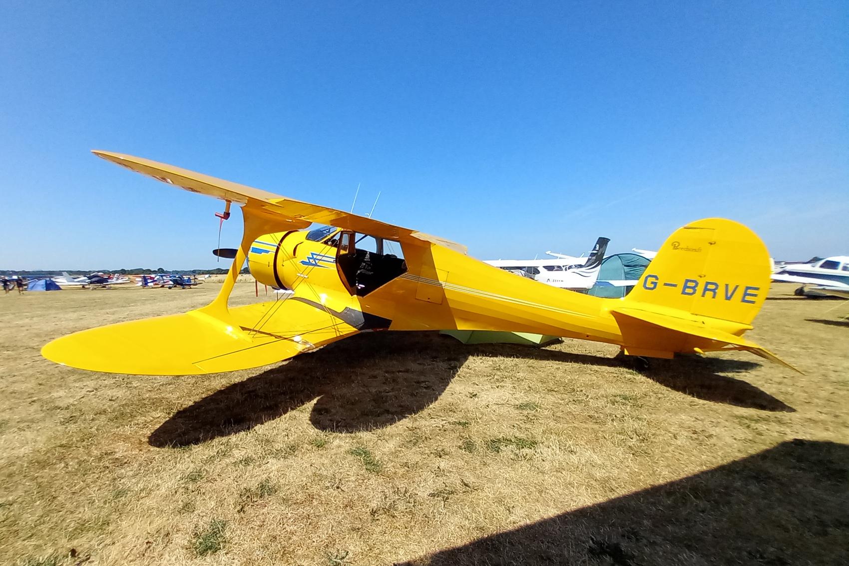 Aircraft G-BRVE, Sleapkosh 26, day 2, 11/07/26, at EGCV, photo by Chris Hall