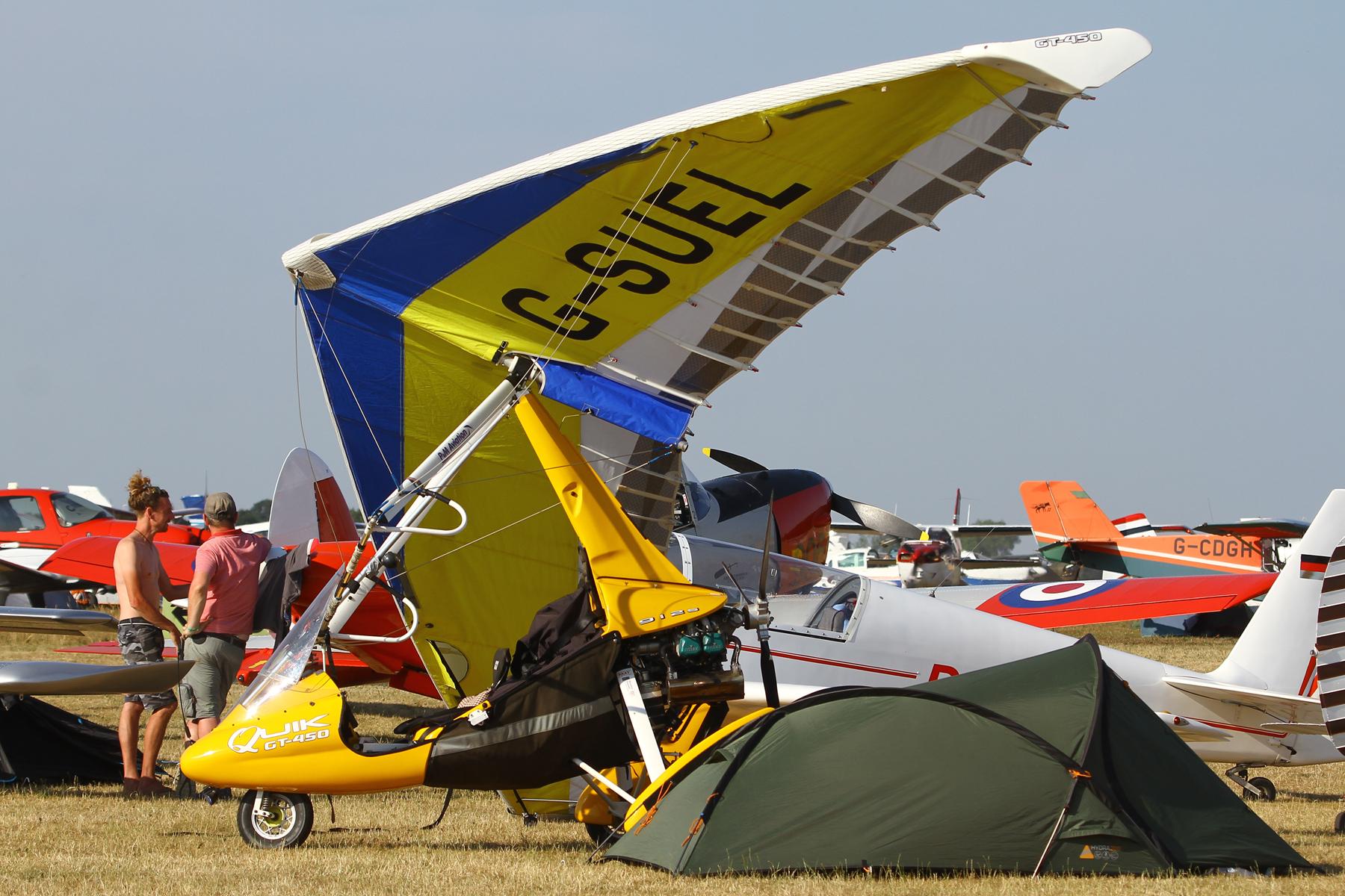 Aircraft G-SUEL, Sleapkosh 26, day 2, 11/07/26, at EGCV, photo by Chris Hall