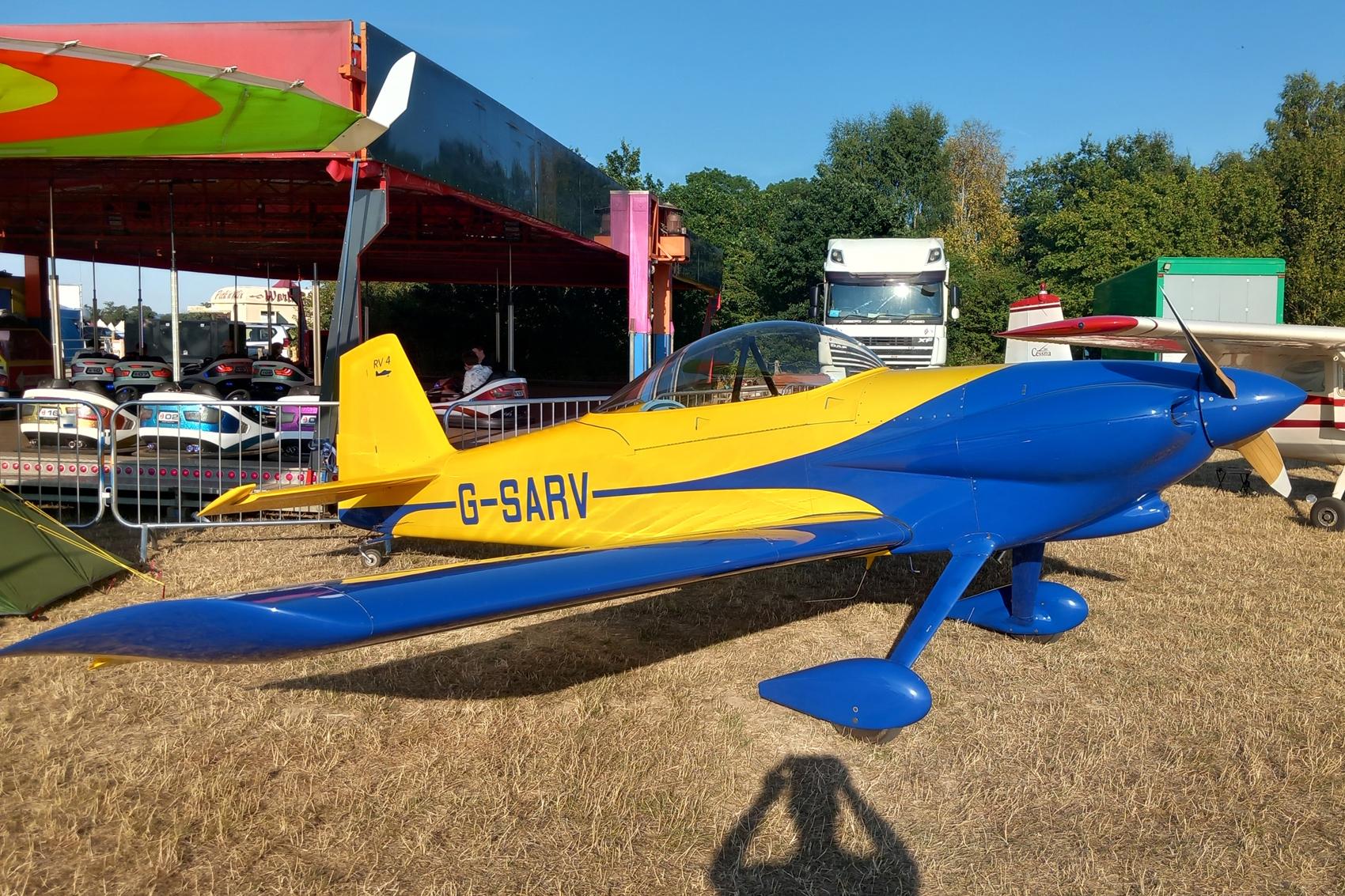 Aircraft G-SARV, Sleapkosh 26, day 2, 11/07/26, at EGCV, photo by Chris Hall