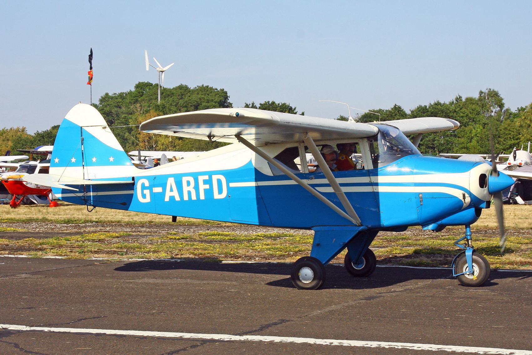 Aircraft G-ARFD, Sleapkosh 26, day 2, 11/07/26, at EGCV, photo by Chris Hall
