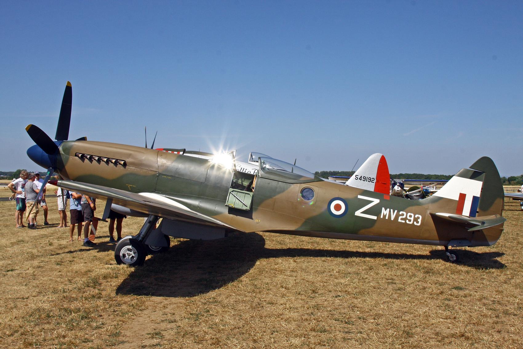 Aircraft G-SPIT, Sleapkosh 26, day 2, 11/07/26, at EGCV, photo by Chris Hall