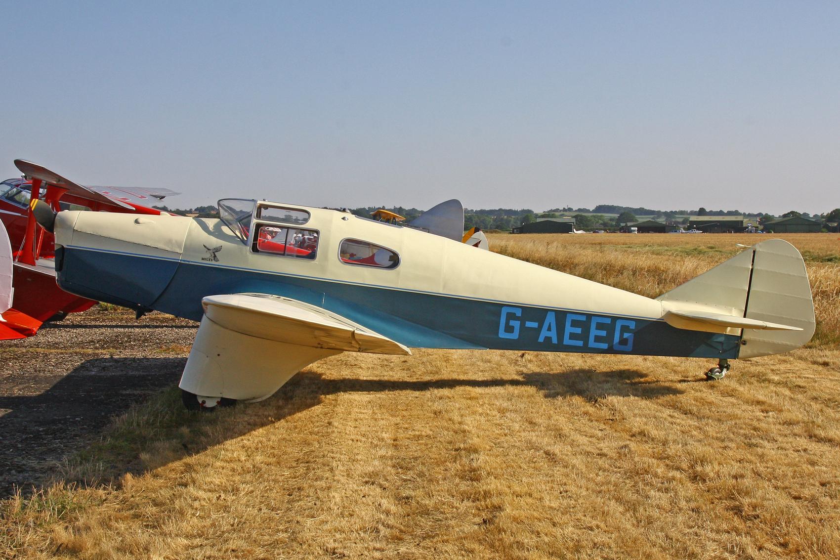Aircraft G-AEEG, Sleapkosh 26, day 2, 11/07/26, at EGCV, photo by Chris Hall