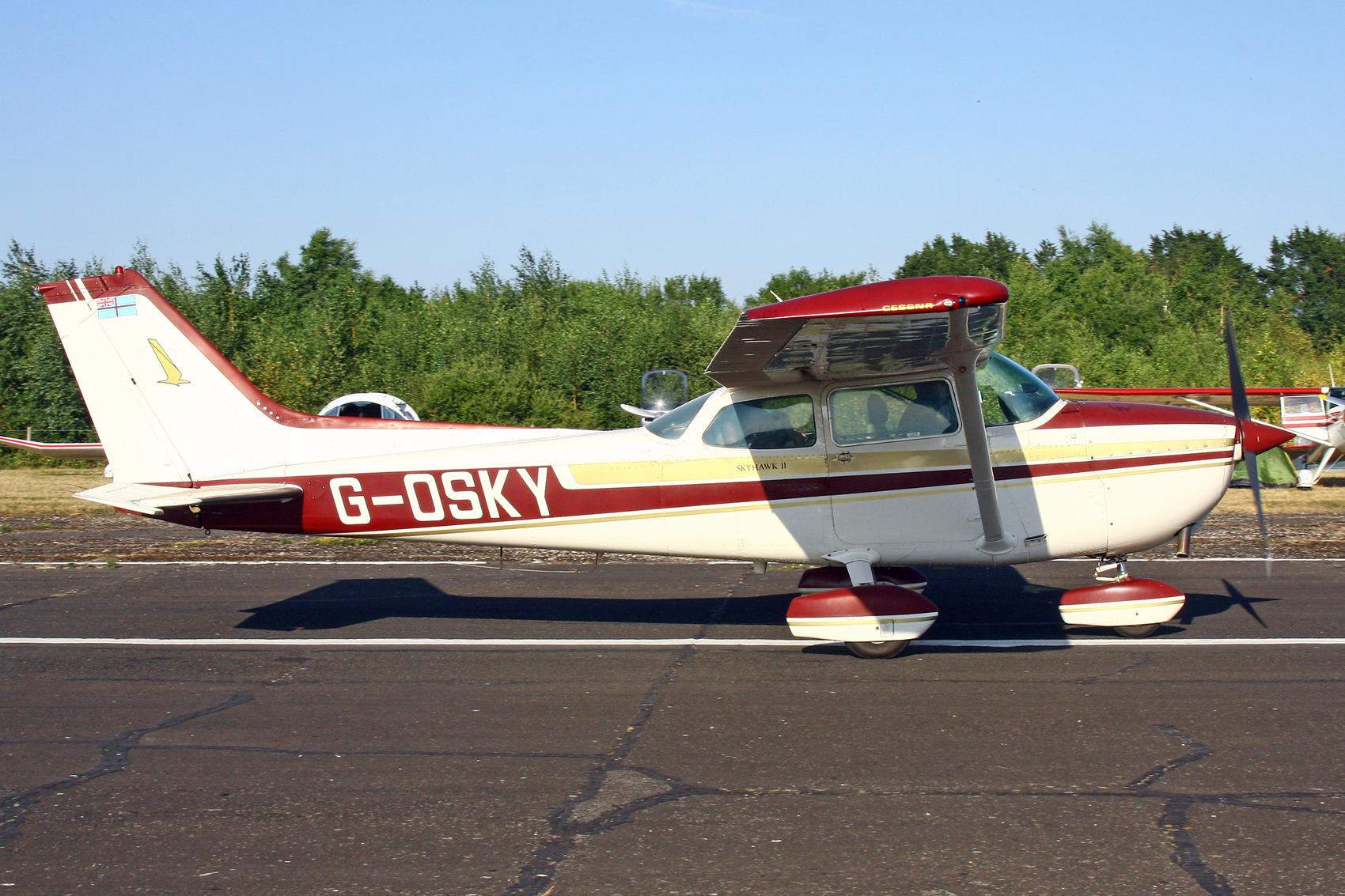 Aircraft G-OSKY, Sleapkosh 26, day 2, 11/07/26, at EGCV, photo by Chris Hall