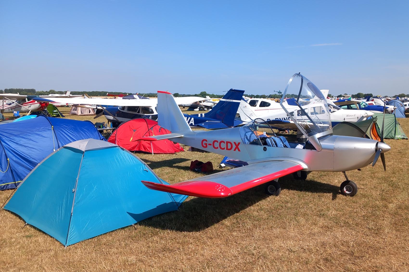 Aircraft G-CCDX, Sleapkosh 26, day 2, 11/07/26, at EGCV, photo by Chris Hall