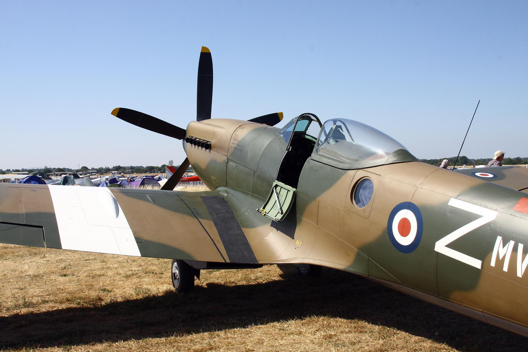 Aircraft G-SPIT, Sleapkosh 26, day 2, 11/07/26, at EGCV, photo by Chris Hall