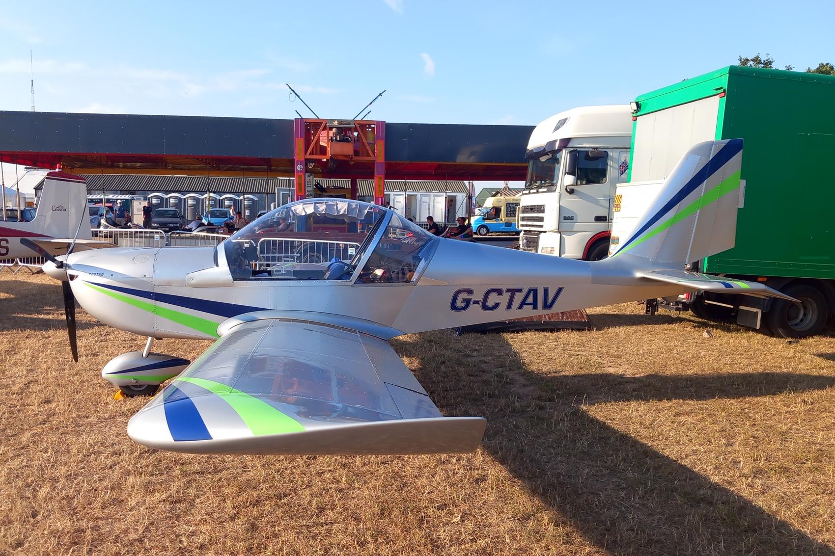 Aircraft G-CTAV, Sleapkosh 26, day 2, 11/07/26, at EGCV, photo by Chris Hall